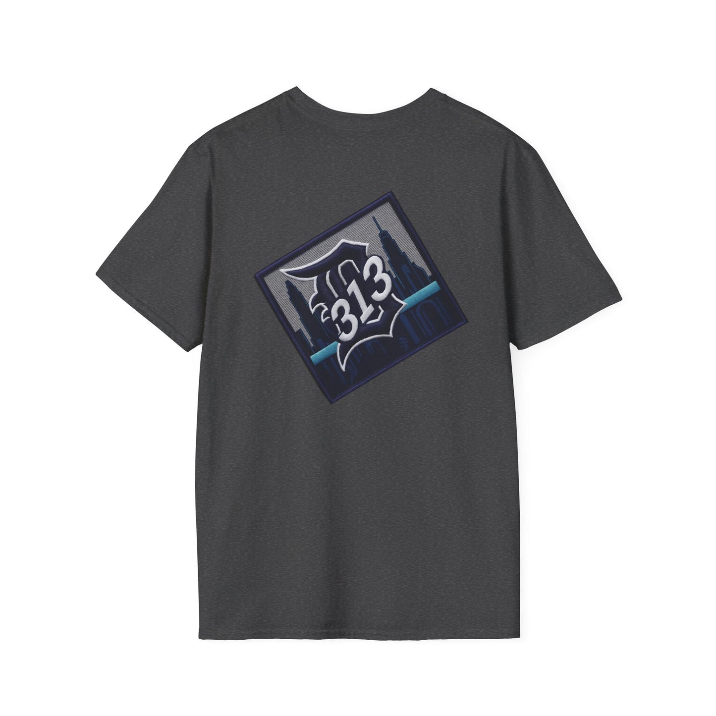 Detroit 313 Angel Unisex Softstyle Graphic Tee
