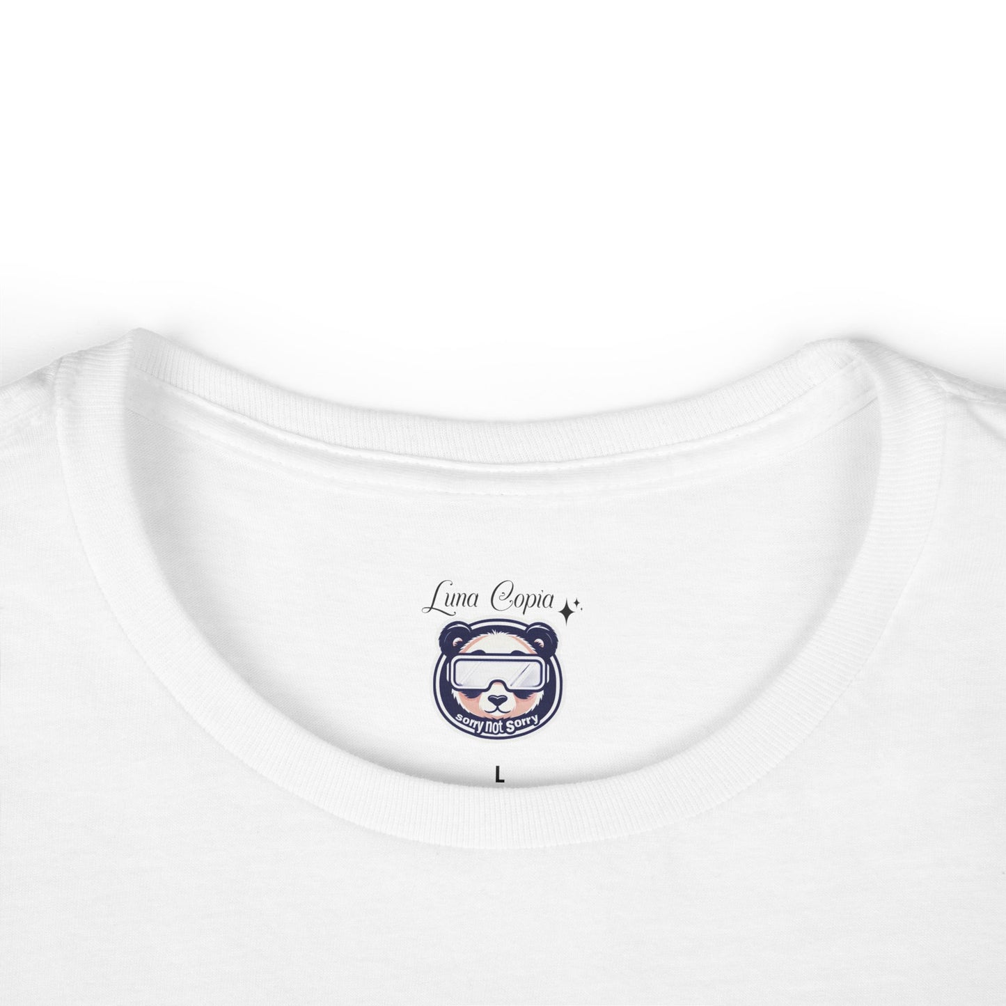 Luna Copia Women's Softstyle Tee - Chic & Playful Graphic T-Shirt