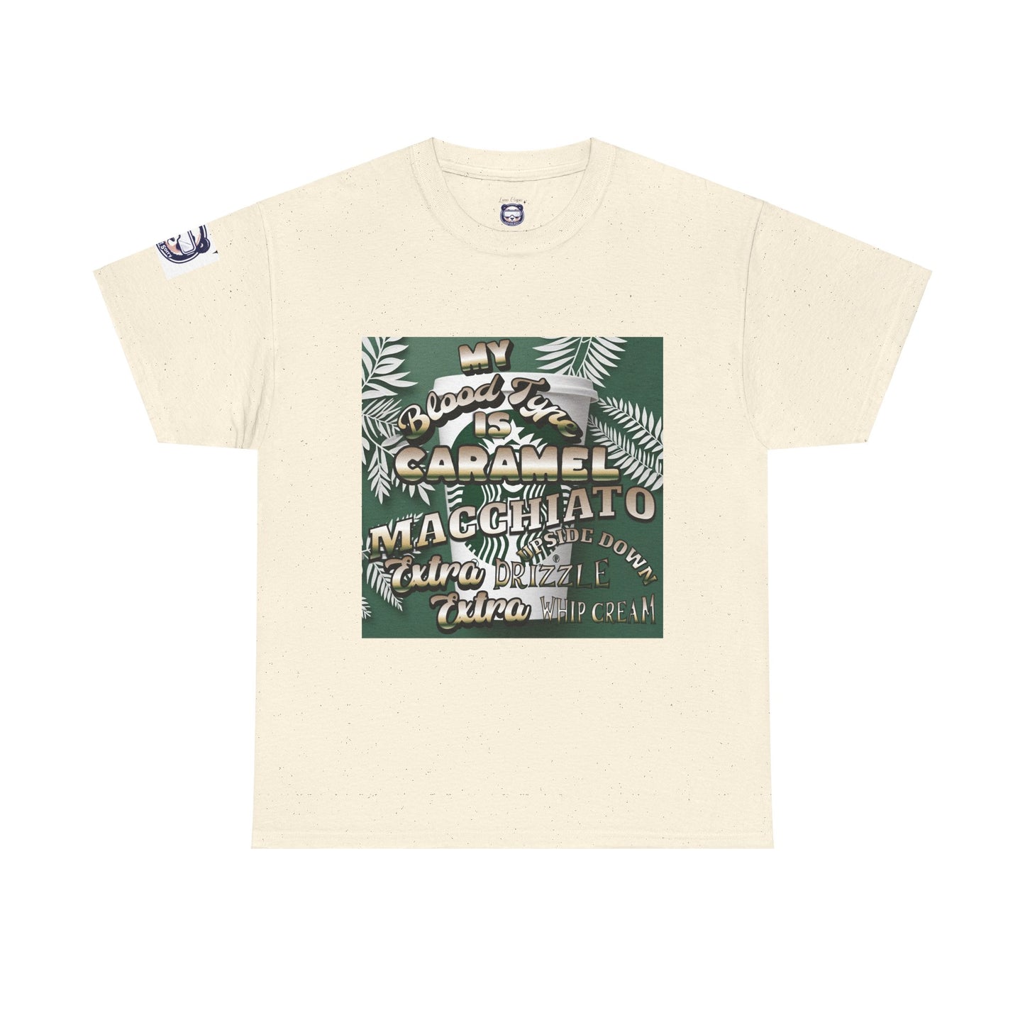 Coffee Lover Tee - Caramel Macchiato Design