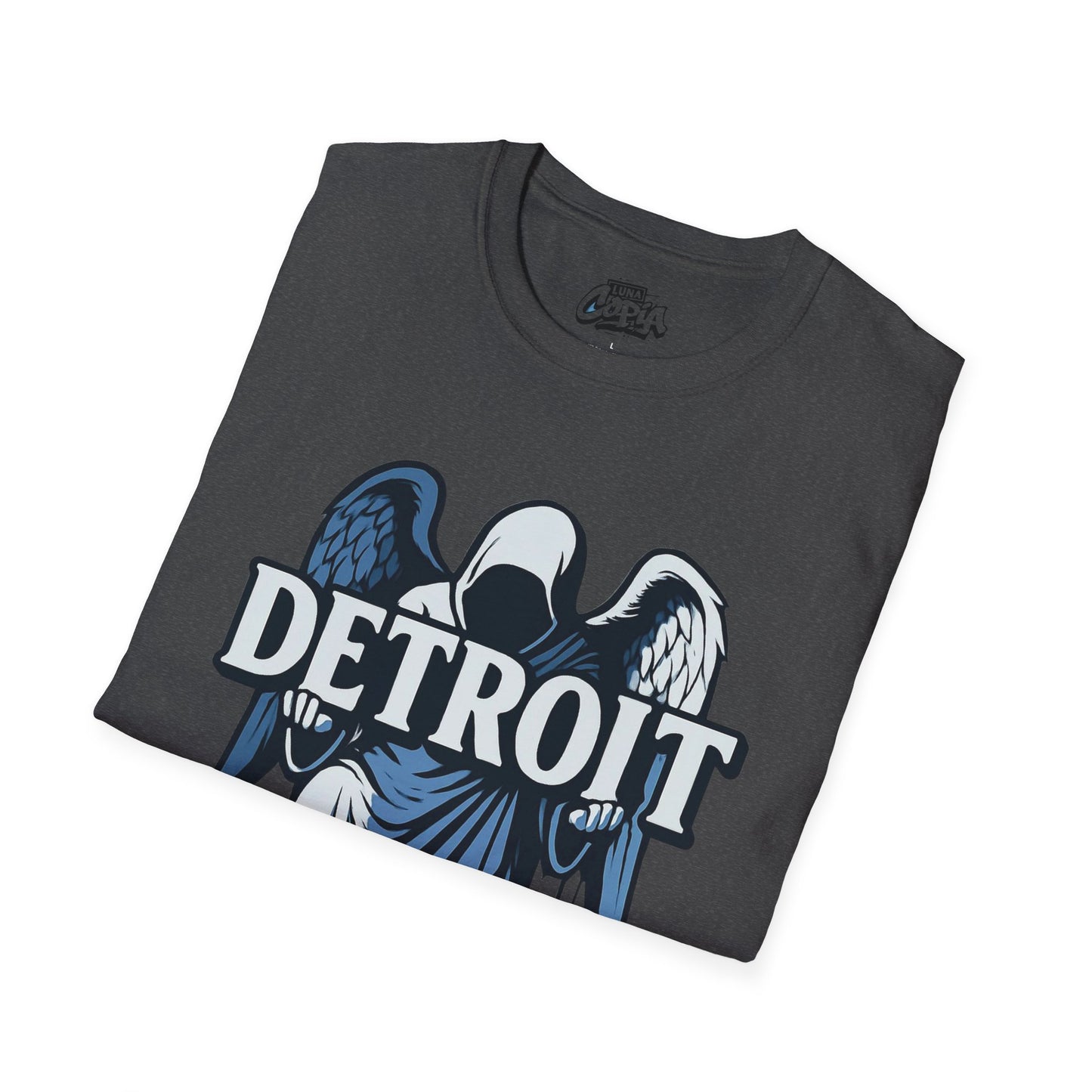 Detroit 313 Angel Unisex Softstyle Graphic Tee