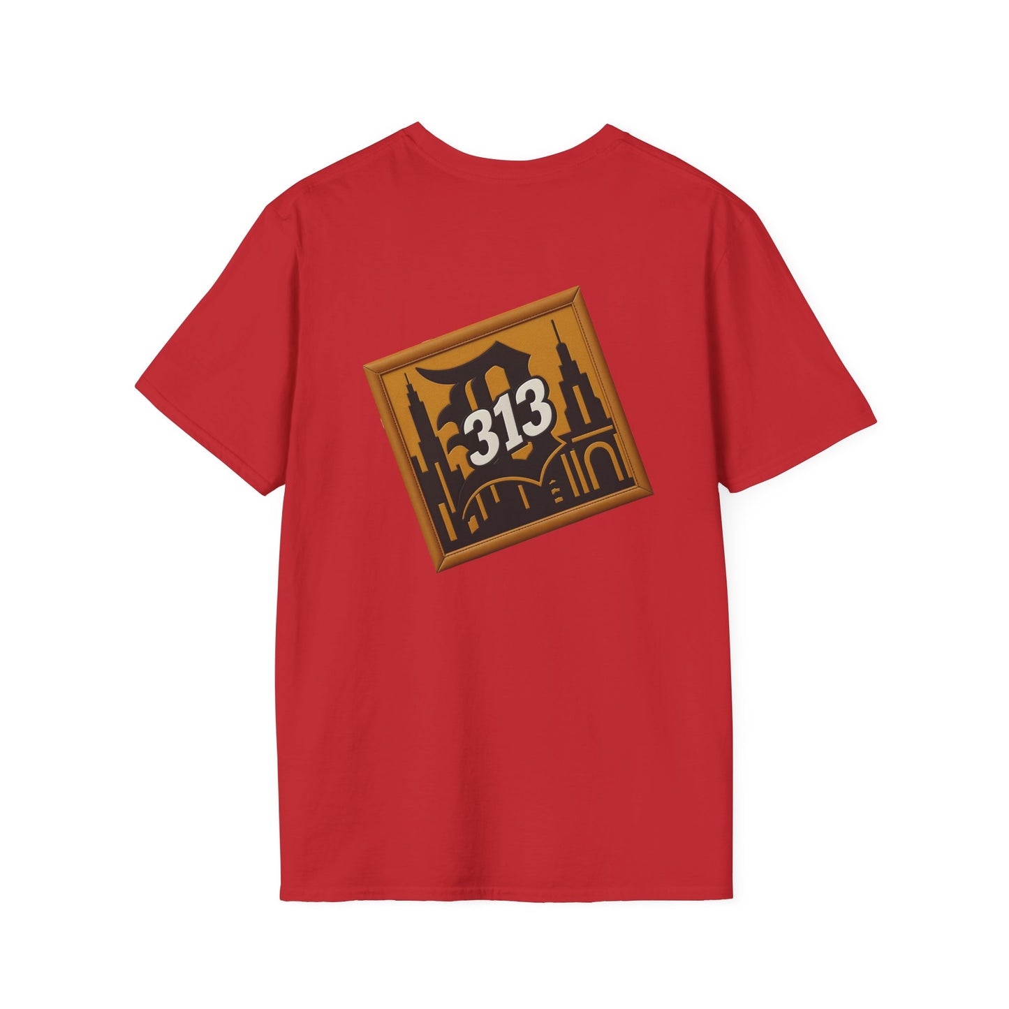 Angel of Detroit Unisex Softstyle T-Shirt