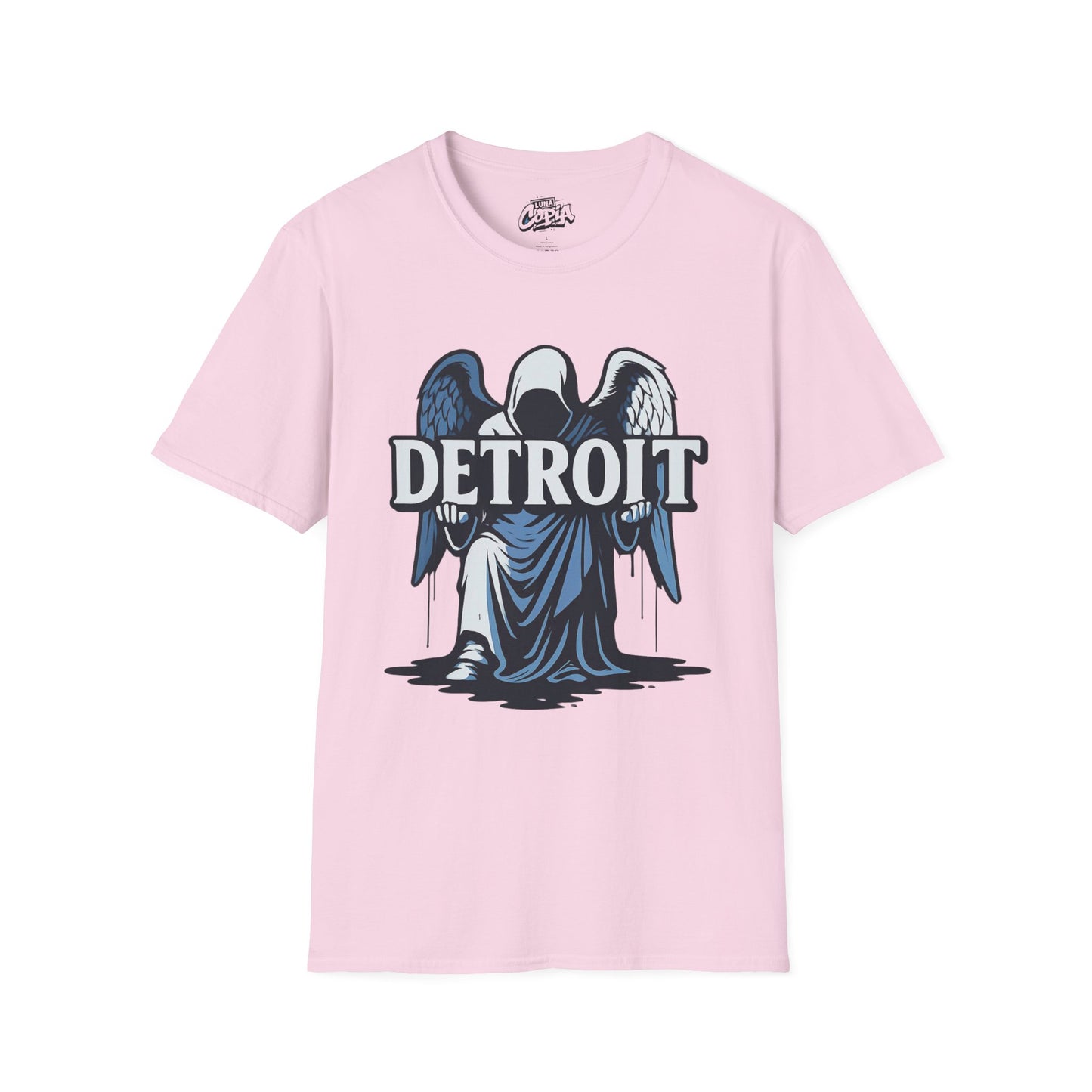 Detroit 313 Angel Unisex Softstyle Graphic Tee