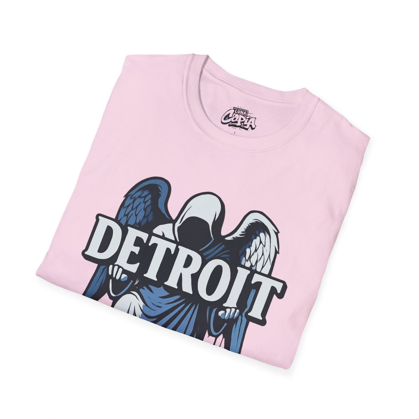 Detroit 313 Angel Unisex Softstyle Graphic Tee