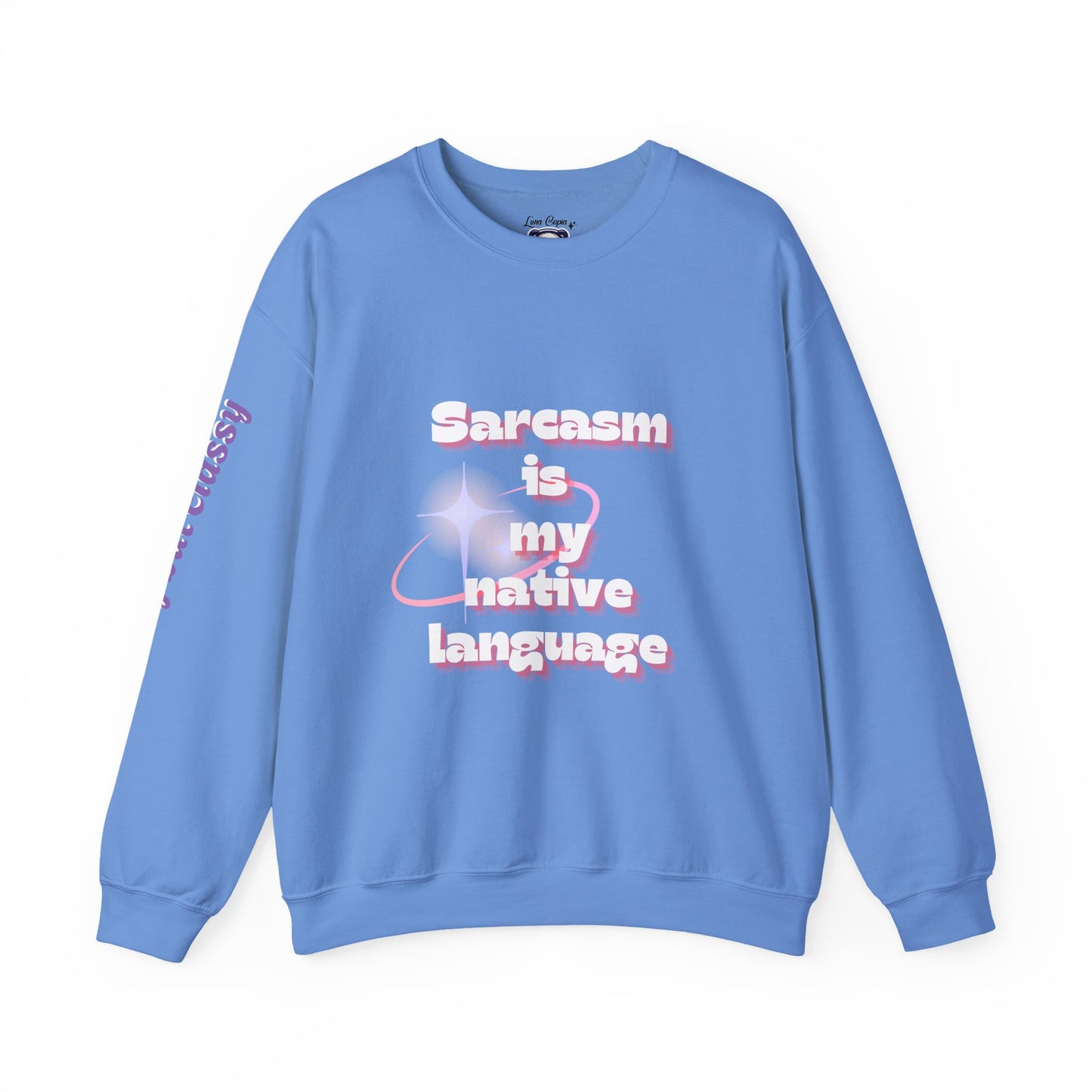 Sarcasm Is My Native Language Unisex Heavy Blend™ Crewneck Sweatshirt