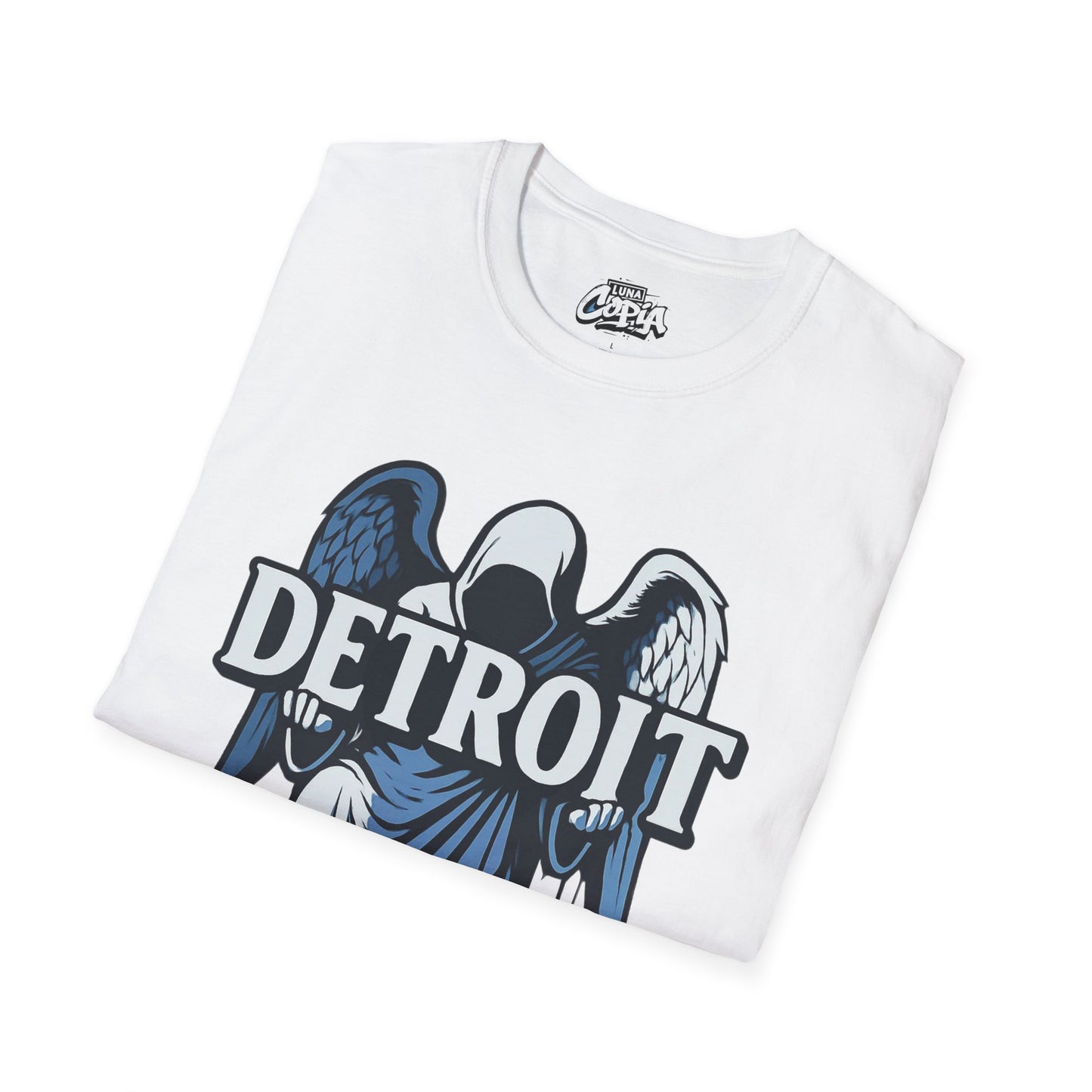 Detroit 313 Angel Unisex Softstyle Graphic Tee