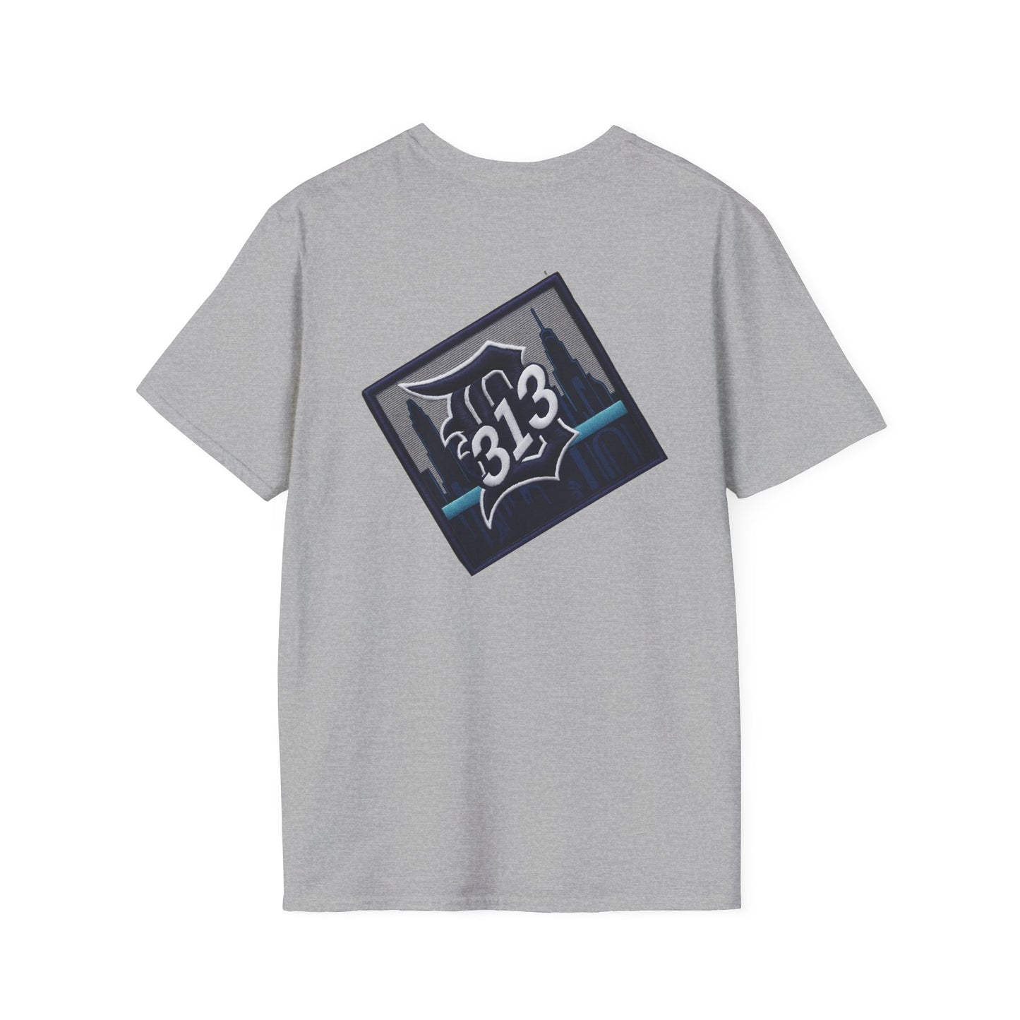 Detroit 313 Angel Unisex Softstyle Graphic Tee
