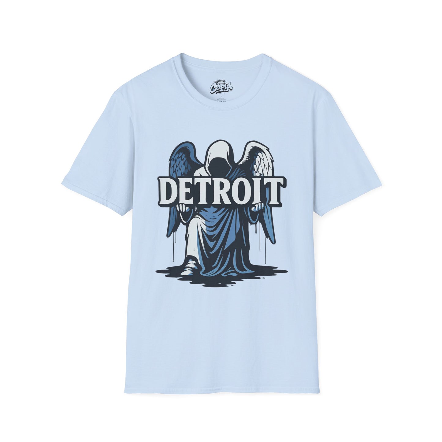 Detroit 313 Angel Unisex Softstyle Graphic Tee