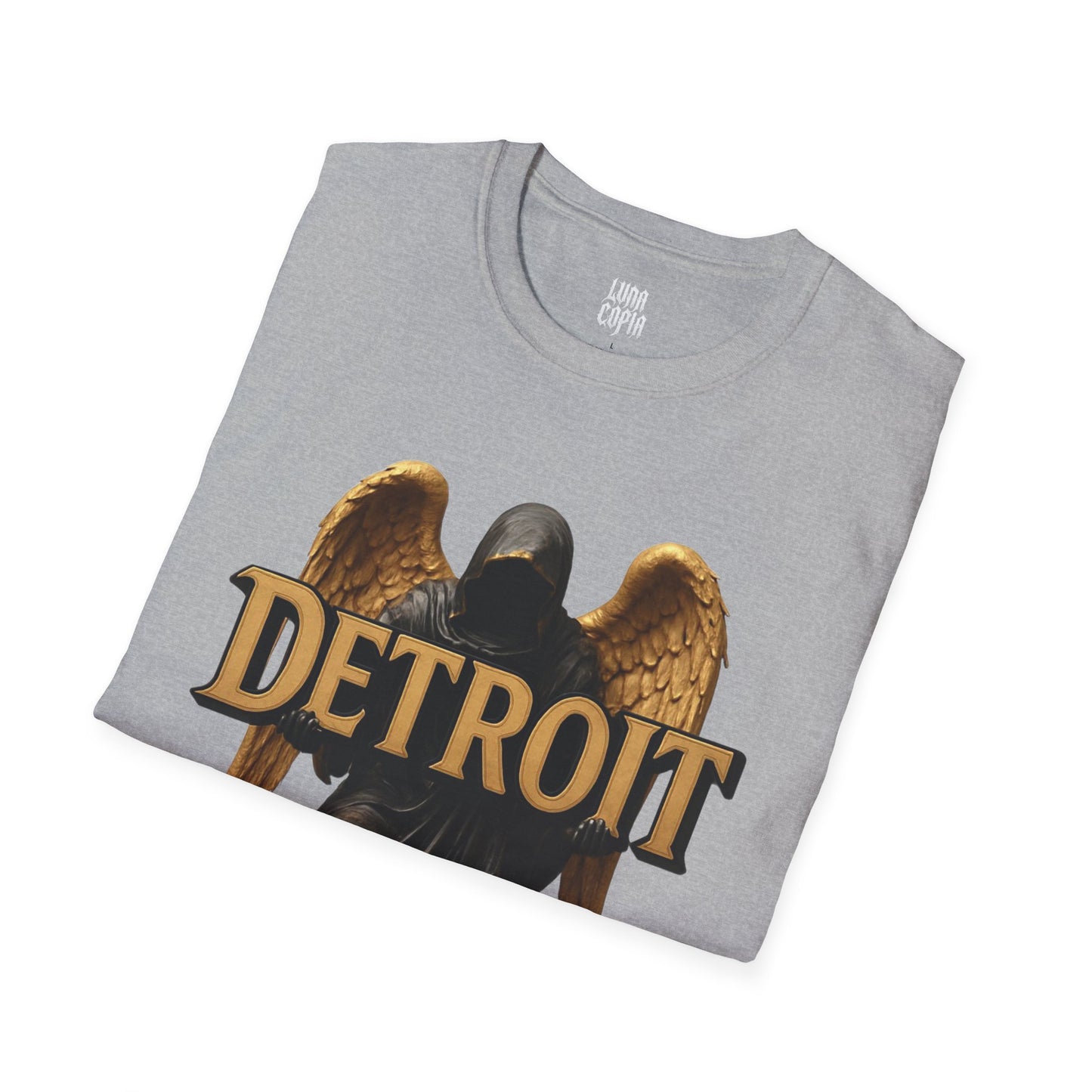 Angel of Detroit Unisex Softstyle T-Shirt