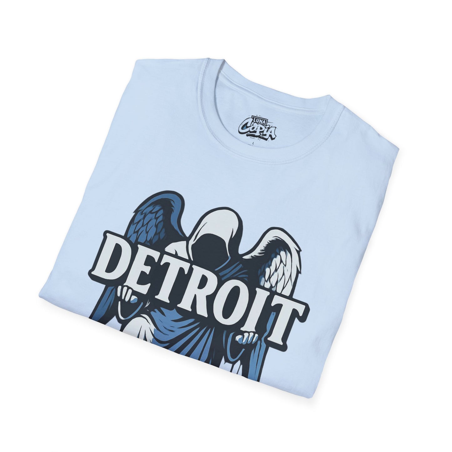 Detroit 313 Angel Unisex Softstyle Graphic Tee