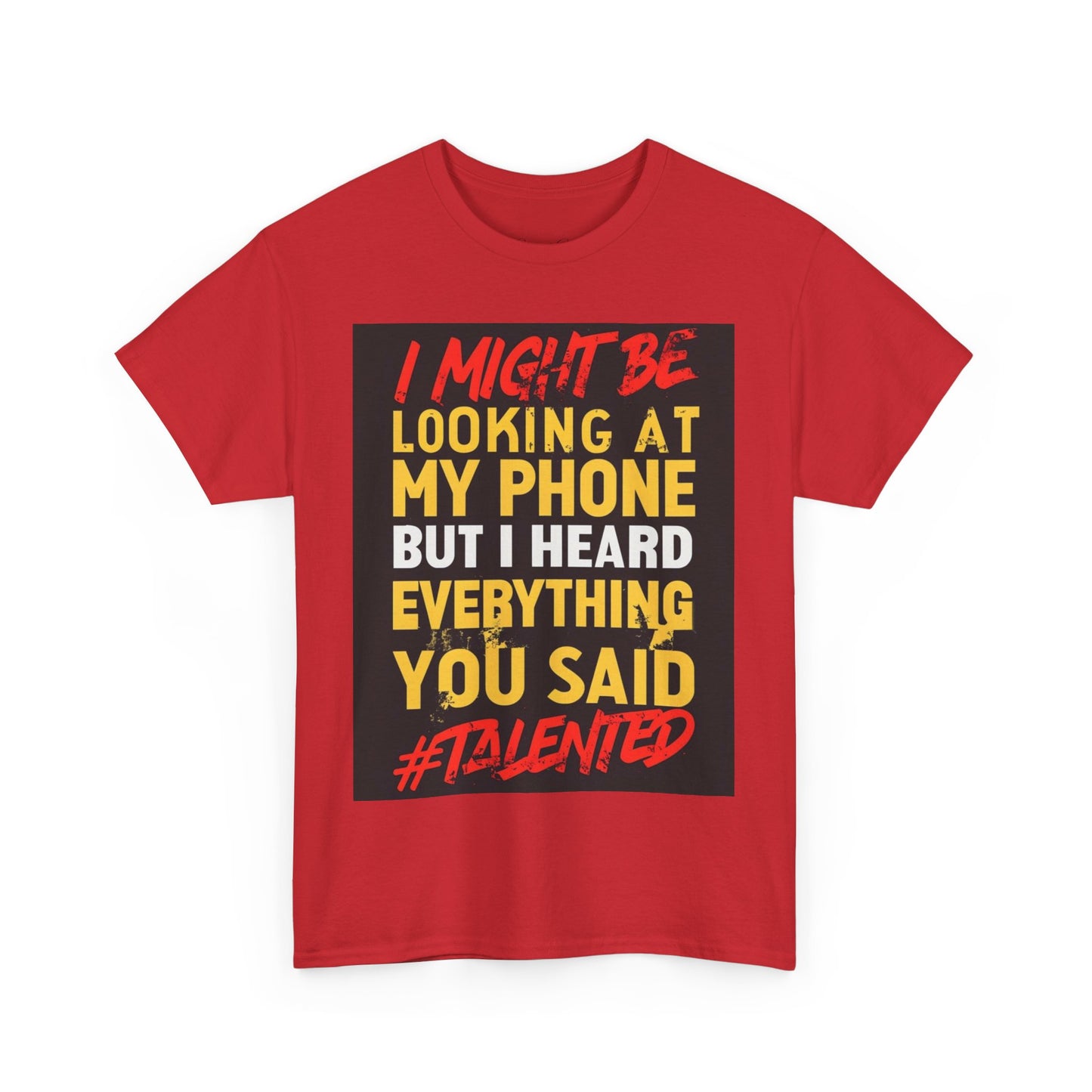 I’m listening ! Unisex Heavy Cotton Tee