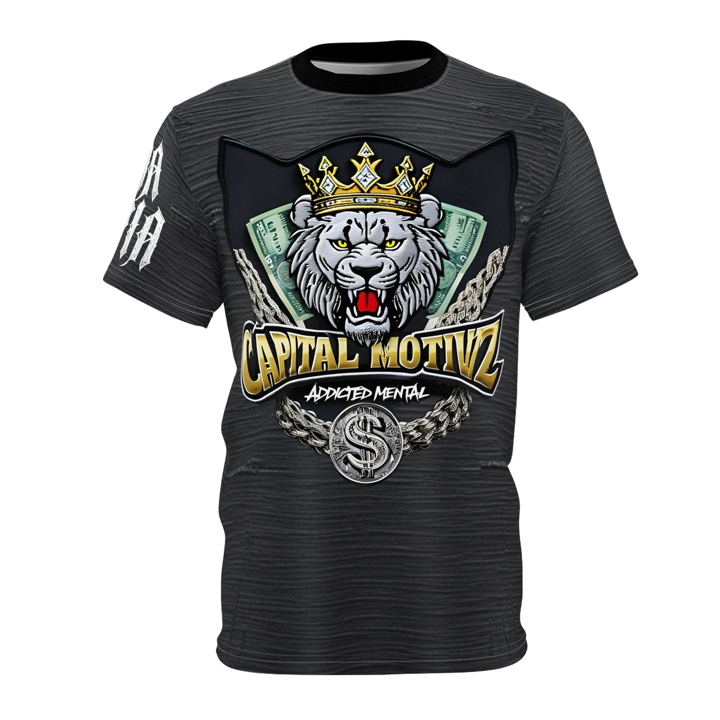 King of Capital Unisex Cut & Sew Tee - Addicted Mental Graphic Shirt