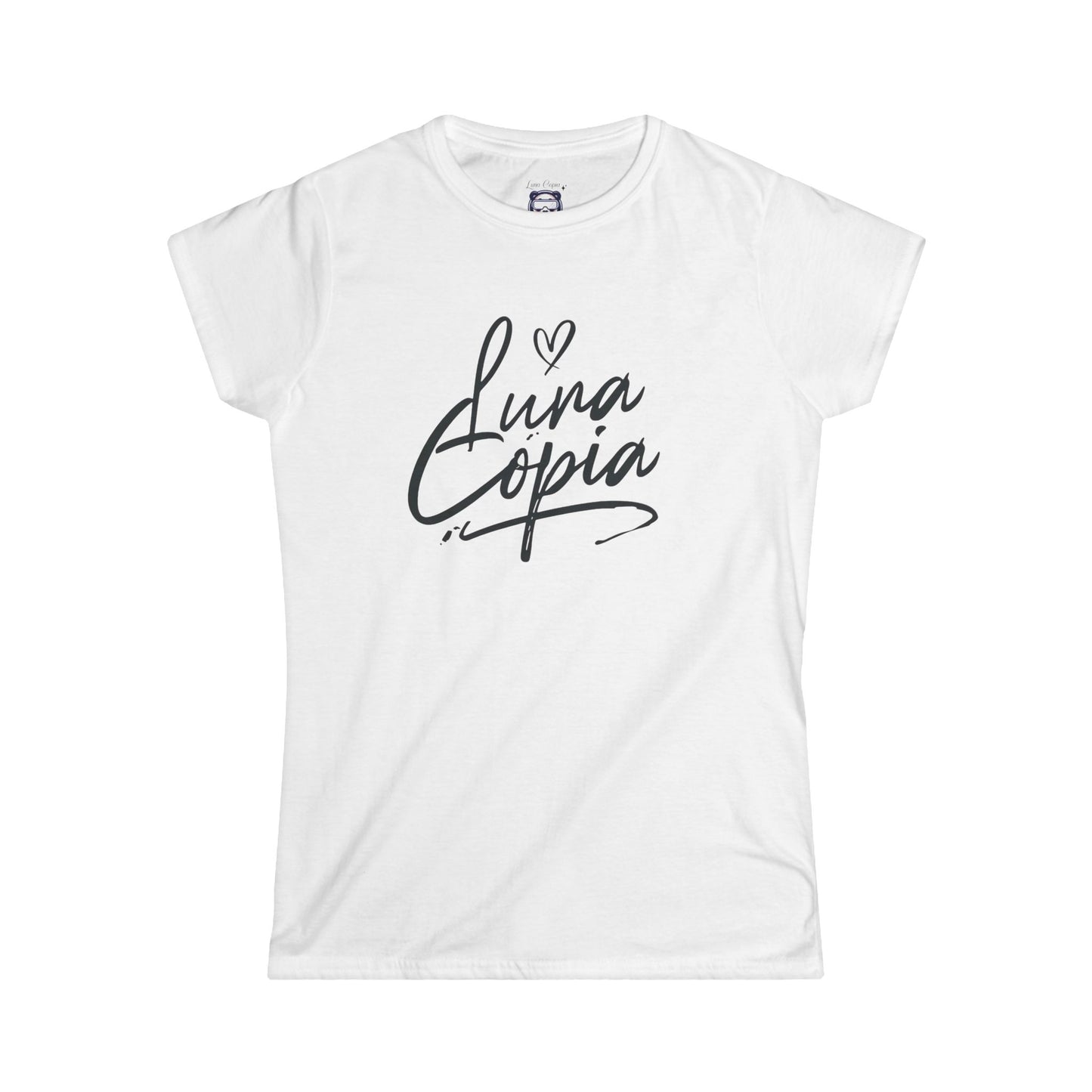 Luna Copia Women's Softstyle Tee - Chic & Playful Graphic T-Shirt