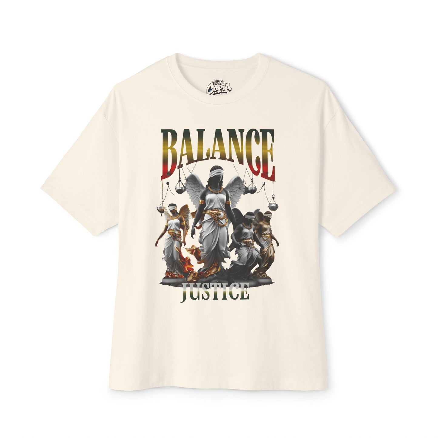 Balance and Justice Graphic Tee