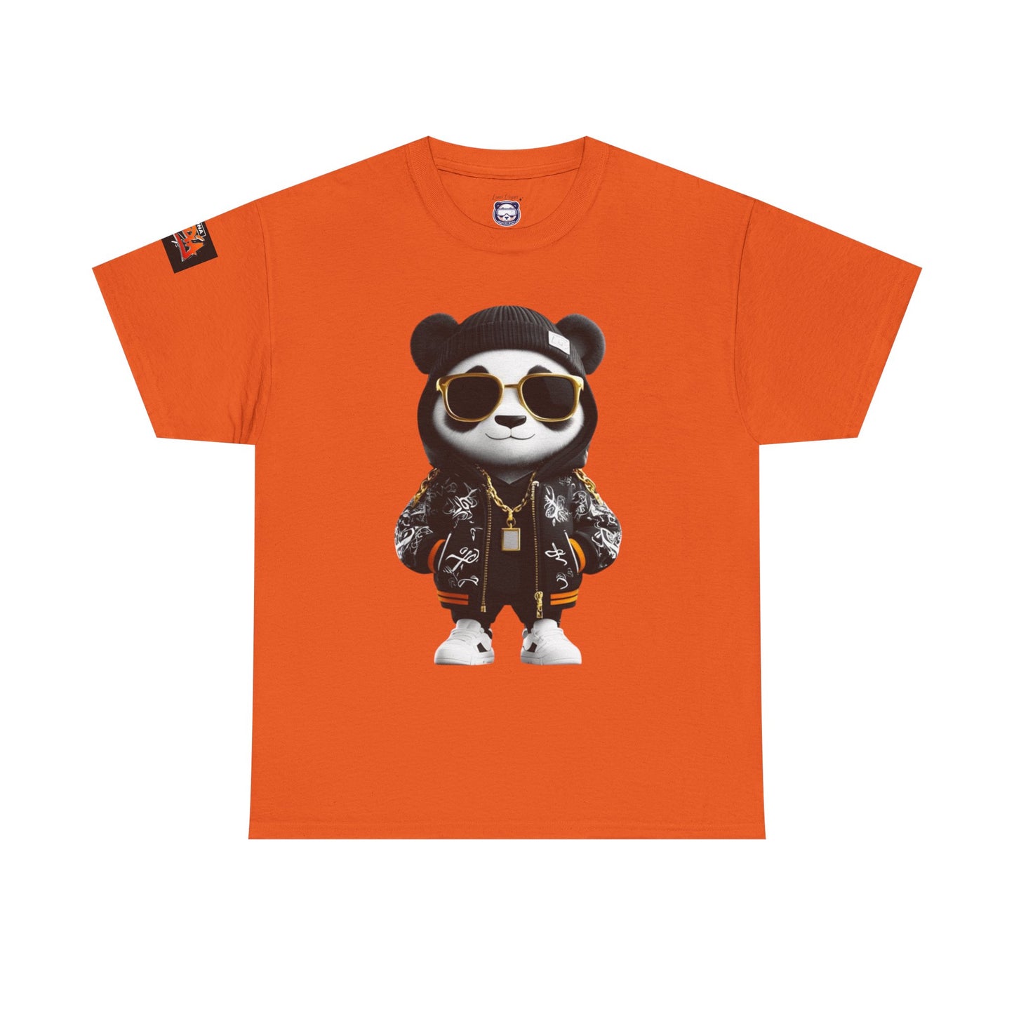Luna Copia Panda Tee, Hustle Hard Motivation T-Shirt, Unisex Cotton Shirt, Lunar Bear Illustration, Graphic Panda Top