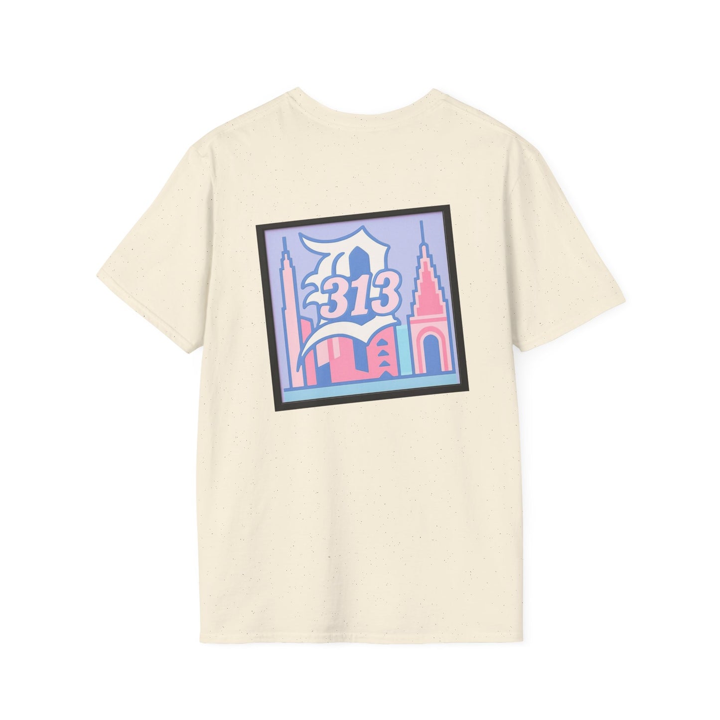 Detroit Angel Graphic T-Shirt, Vintage Detroit Tee, Soft Cotton Shirt, 313 City Pride Merch, Cute Casual Wear for All Occasions