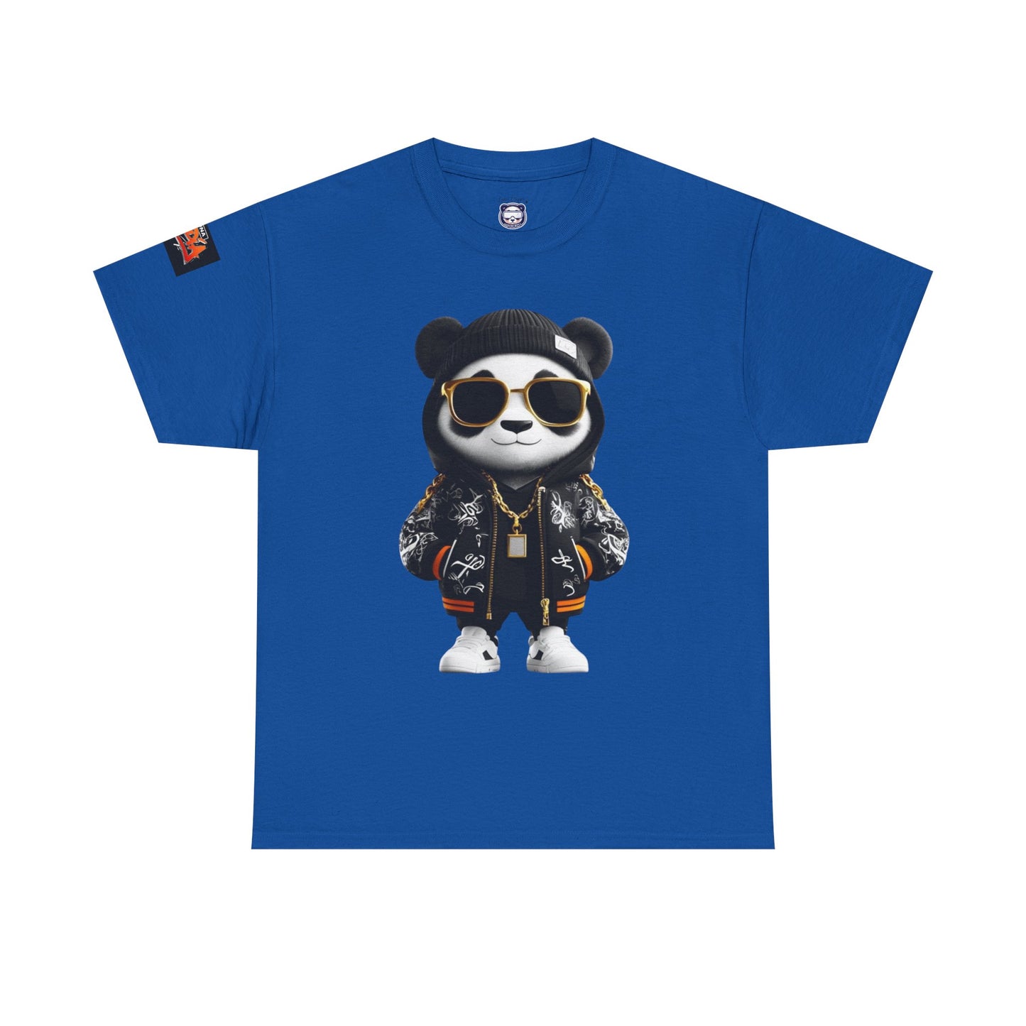 Luna Copia Panda Tee, Hustle Hard Motivation T-Shirt, Unisex Cotton Shirt, Lunar Bear Illustration, Graphic Panda Top