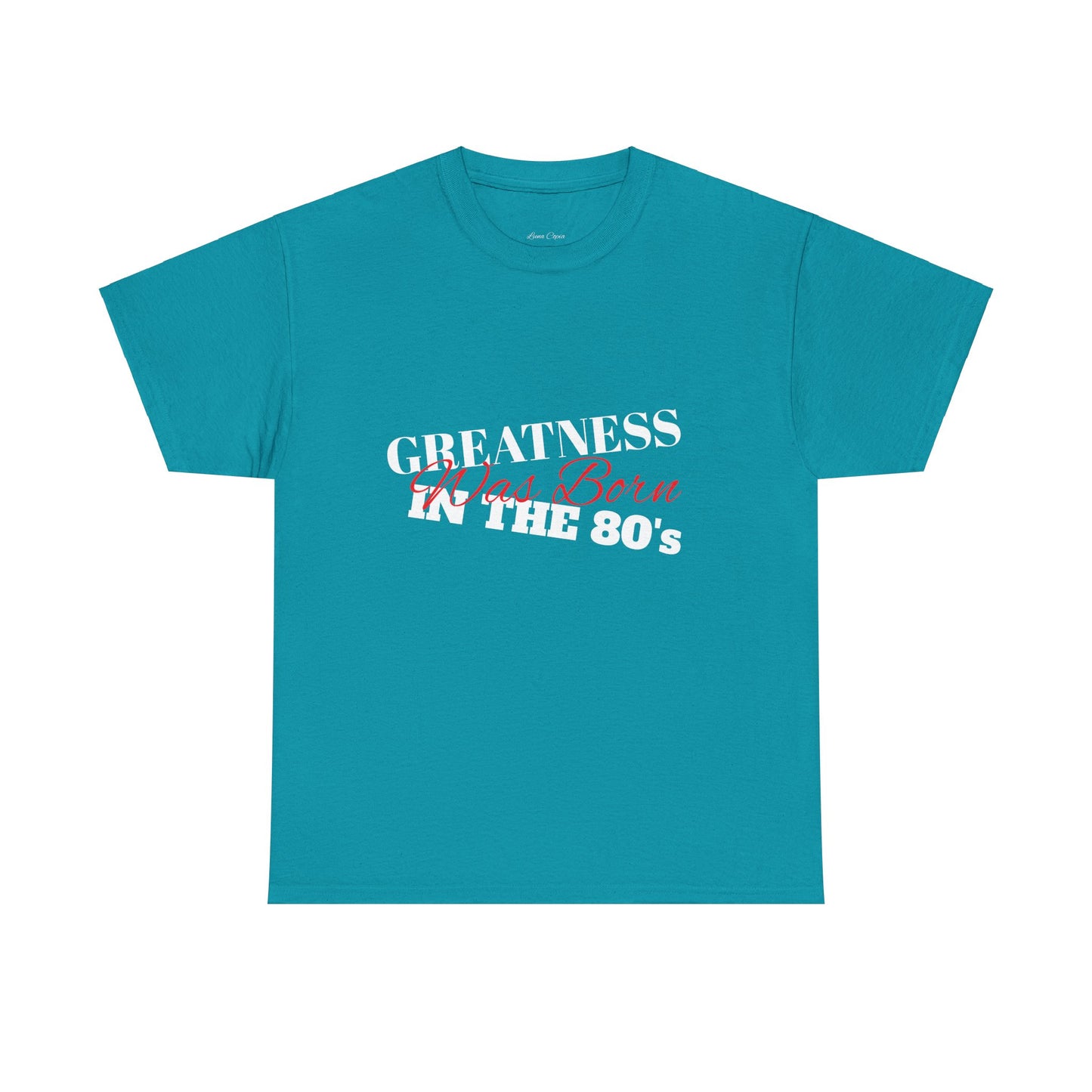 1980s Greatness Unisex Tee, Retro Graphic T-Shirt, Vintage Inspired Shirt, Birthday Gift, Classic Cotton Top