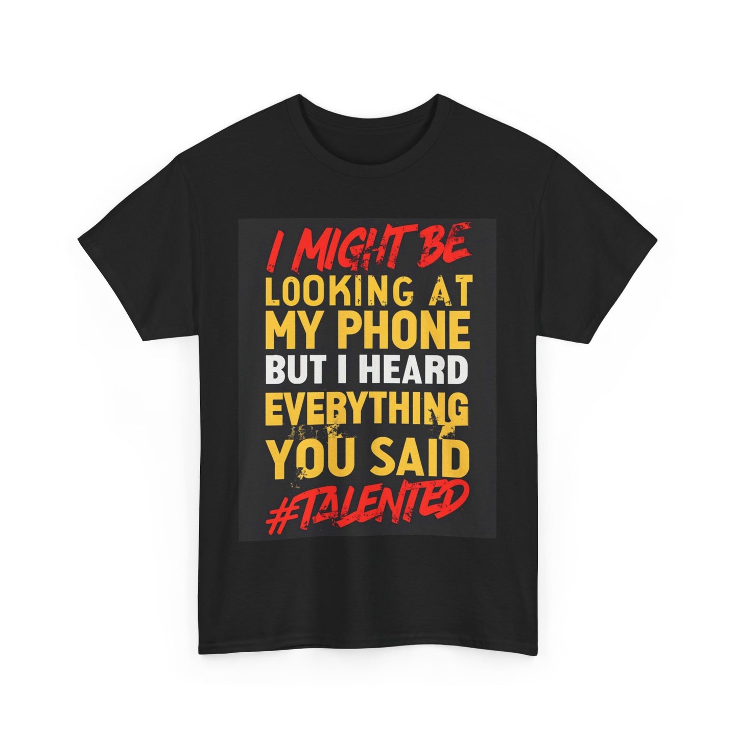 I’m listening ! Unisex Heavy Cotton Tee