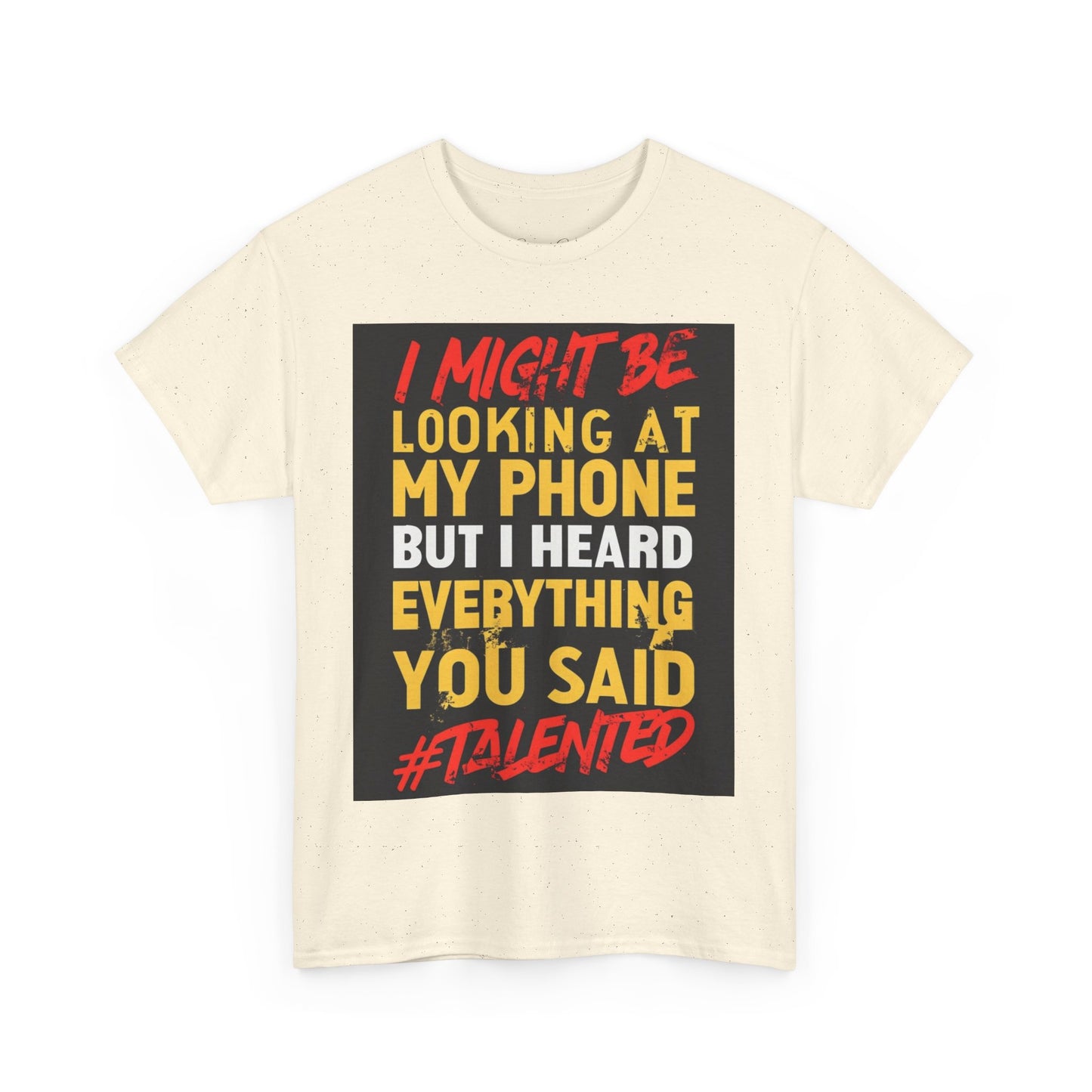 I’m listening ! Unisex Heavy Cotton Tee