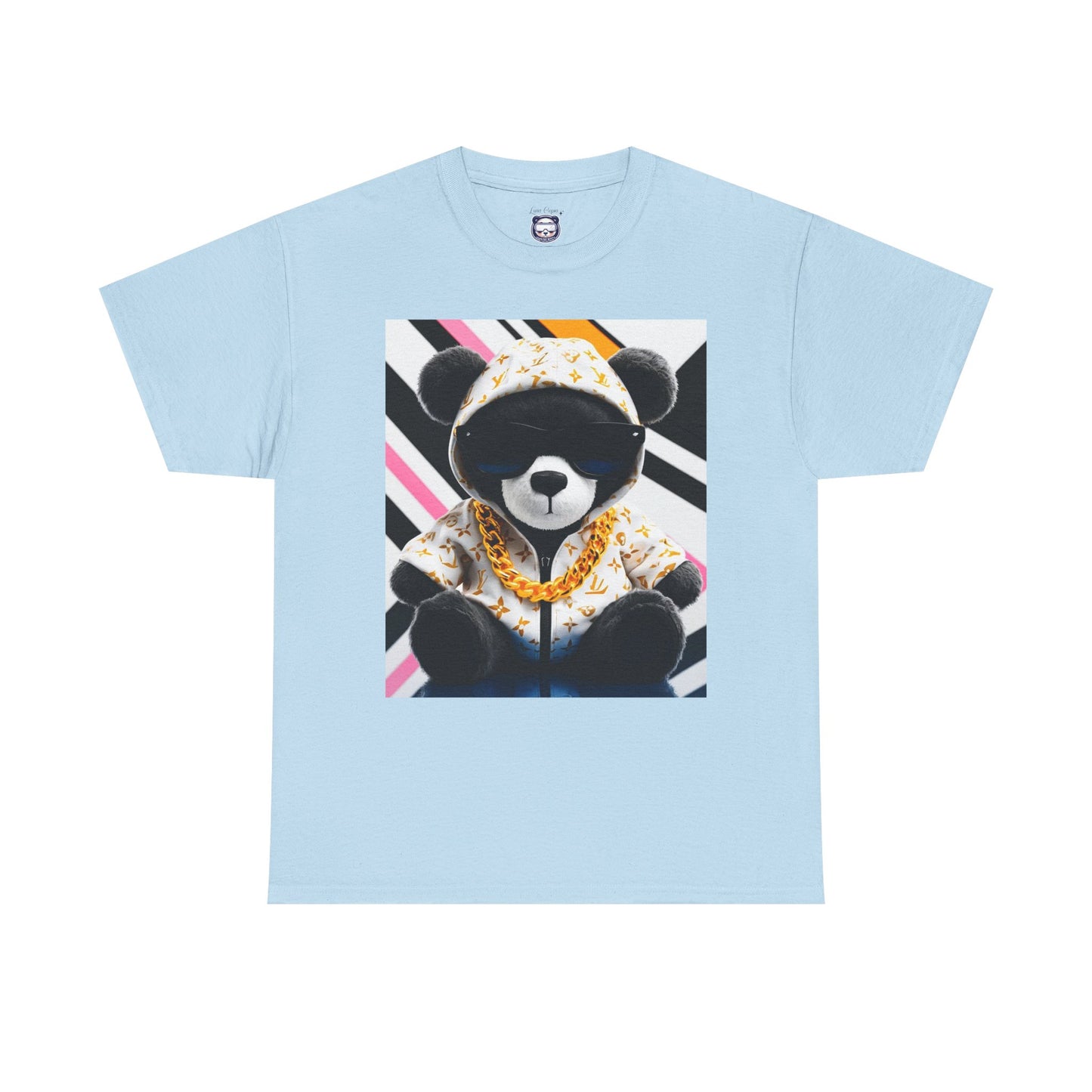 Trendy Bear Graphic Tee, Unisex Cotton T-Shirt, Streetwear Fashion, Casual Wear, Perfect Gift for Hip-Hop Lovers, Summer Vibes