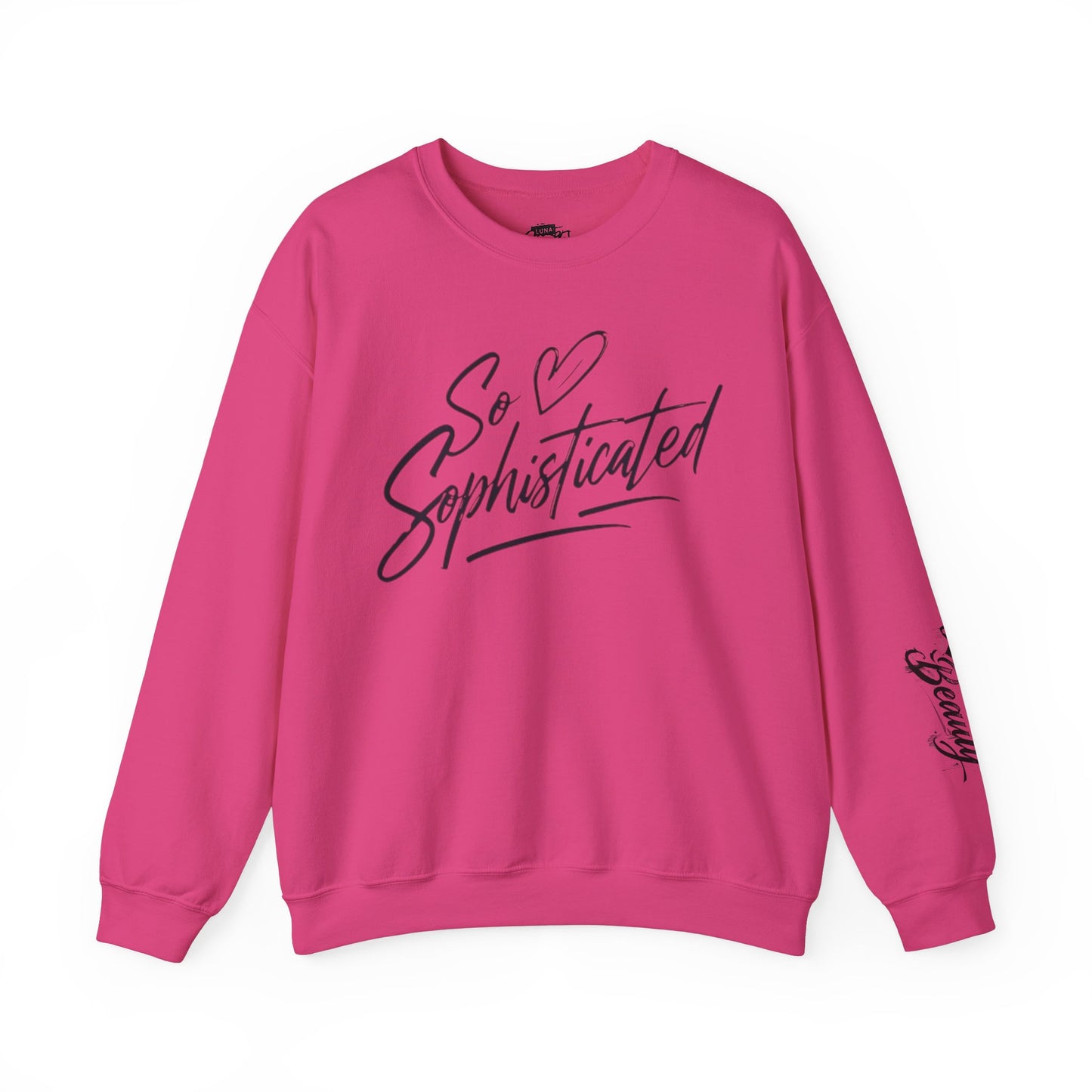 Sophisticated Love Crewneck Sweatshirt, Cozy Sweatshirt, Gift for Her, Fashionable Pullover, Unique Casual Wear