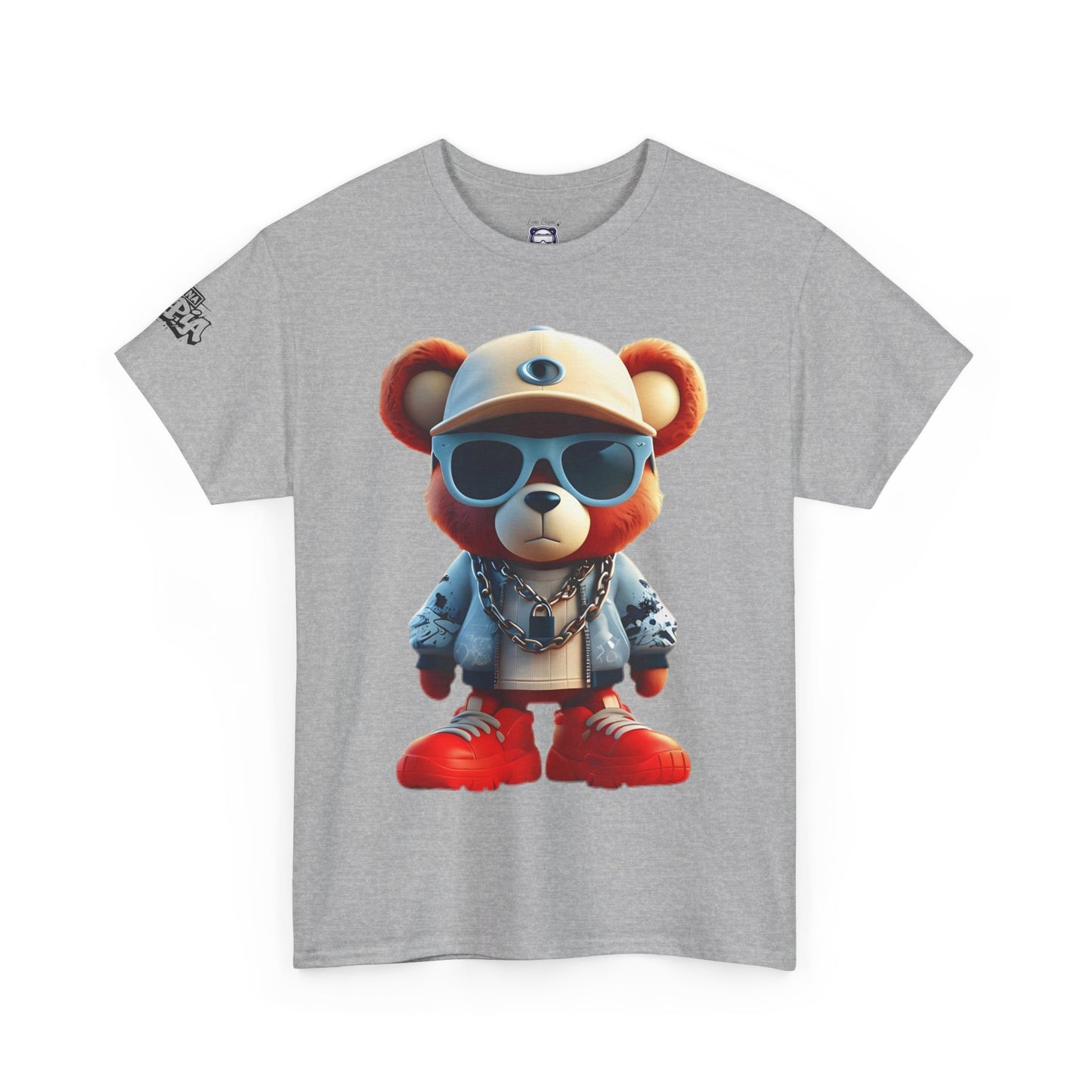 Cool Bear Graphic Unisex Heavy Cotton Tee - Casual Streetwear Shirt