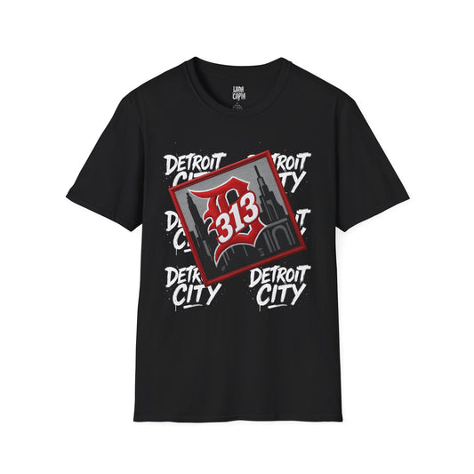Detroit City 313 Unisex Softstyle T-Shirt