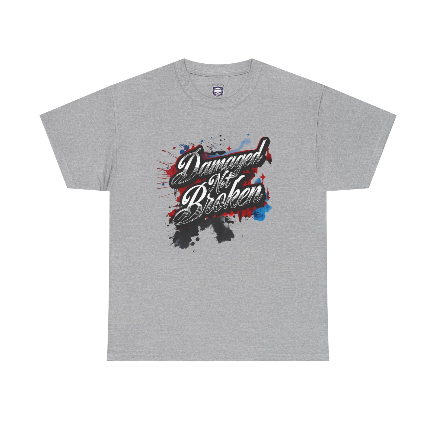 Damaged Not Broken Unisex Tee, Inspirational T-Shirt, Positive Vibes Shirt, Motivational Graphic Top, Mental Health Awareness Gift
