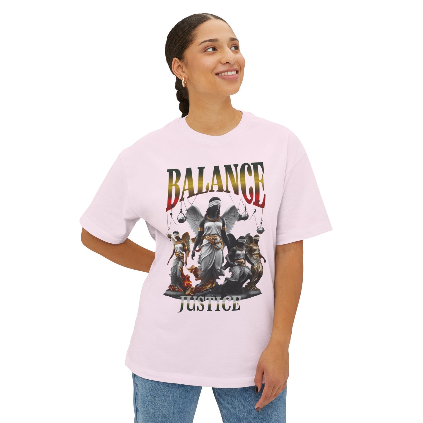 Balance and Justice Graphic Tee