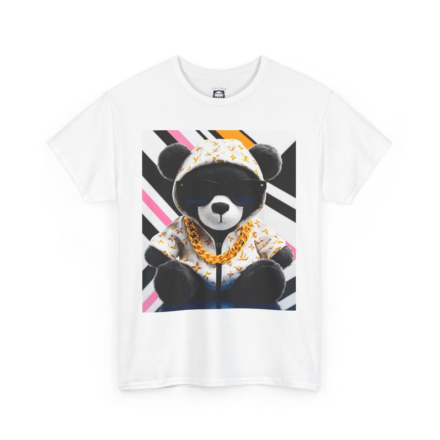 Trendy Bear Graphic Tee, Unisex Cotton T-Shirt, Streetwear Fashion, Casual Wear, Perfect Gift for Hip-Hop Lovers, Summer Vibes