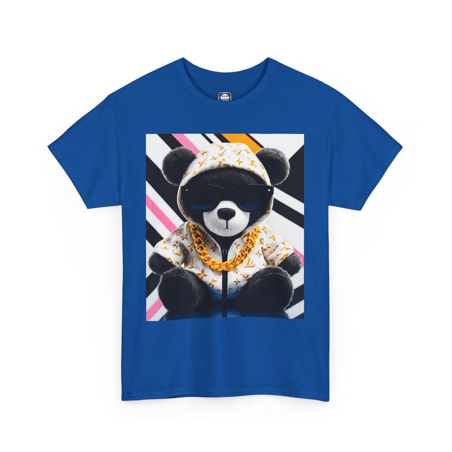 Trendy Bear Graphic Tee, Unisex Cotton T-Shirt, Streetwear Fashion, Casual Wear, Perfect Gift for Hip-Hop Lovers, Summer Vibes