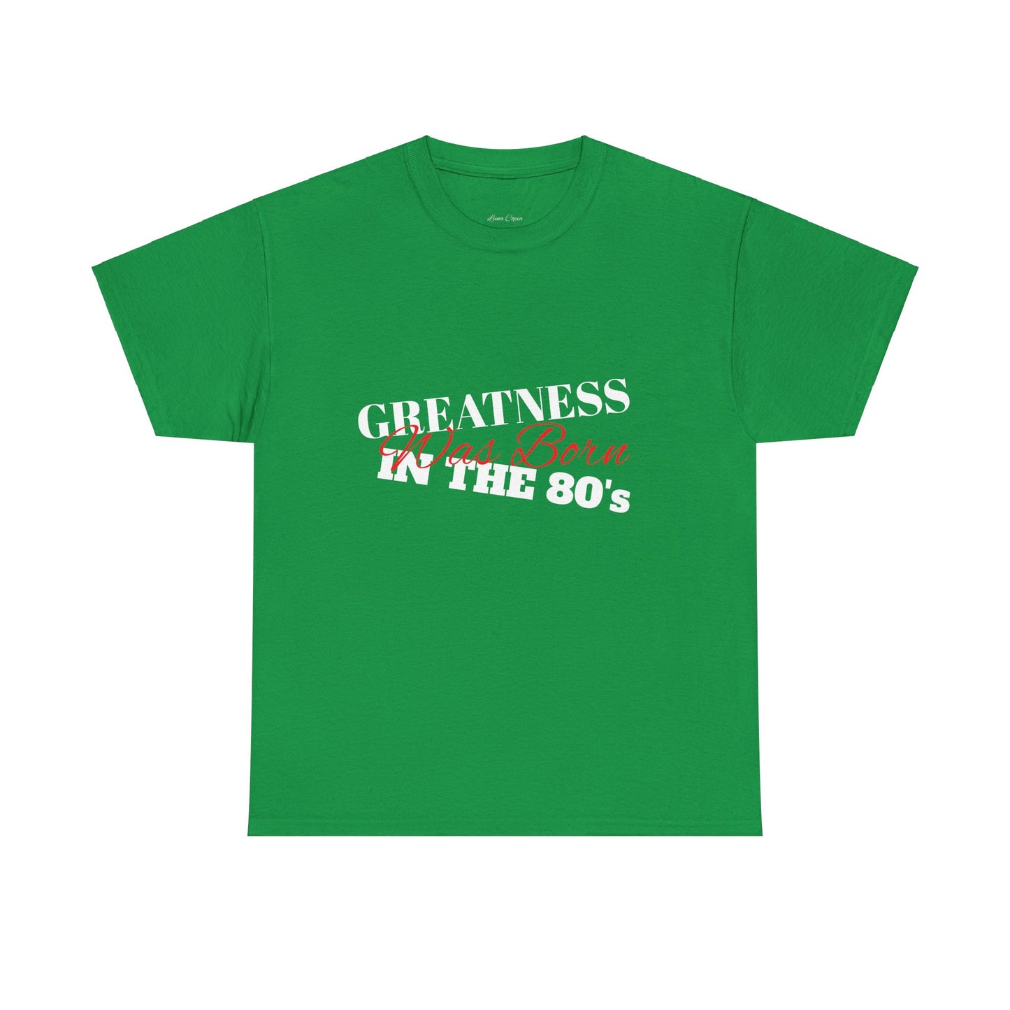 1980s Greatness Unisex Tee, Retro Graphic T-Shirt, Vintage Inspired Shirt, Birthday Gift, Classic Cotton Top