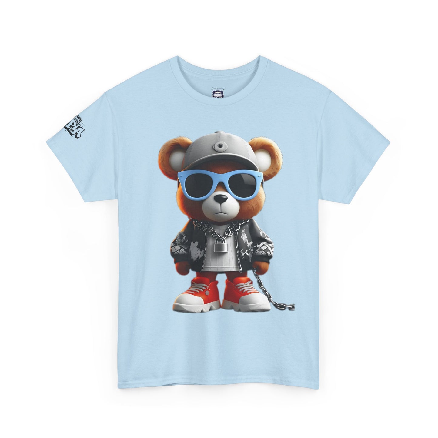 Prosper Bear Graphic Unisex Heavy Cotton Tee - Statement Streetwear