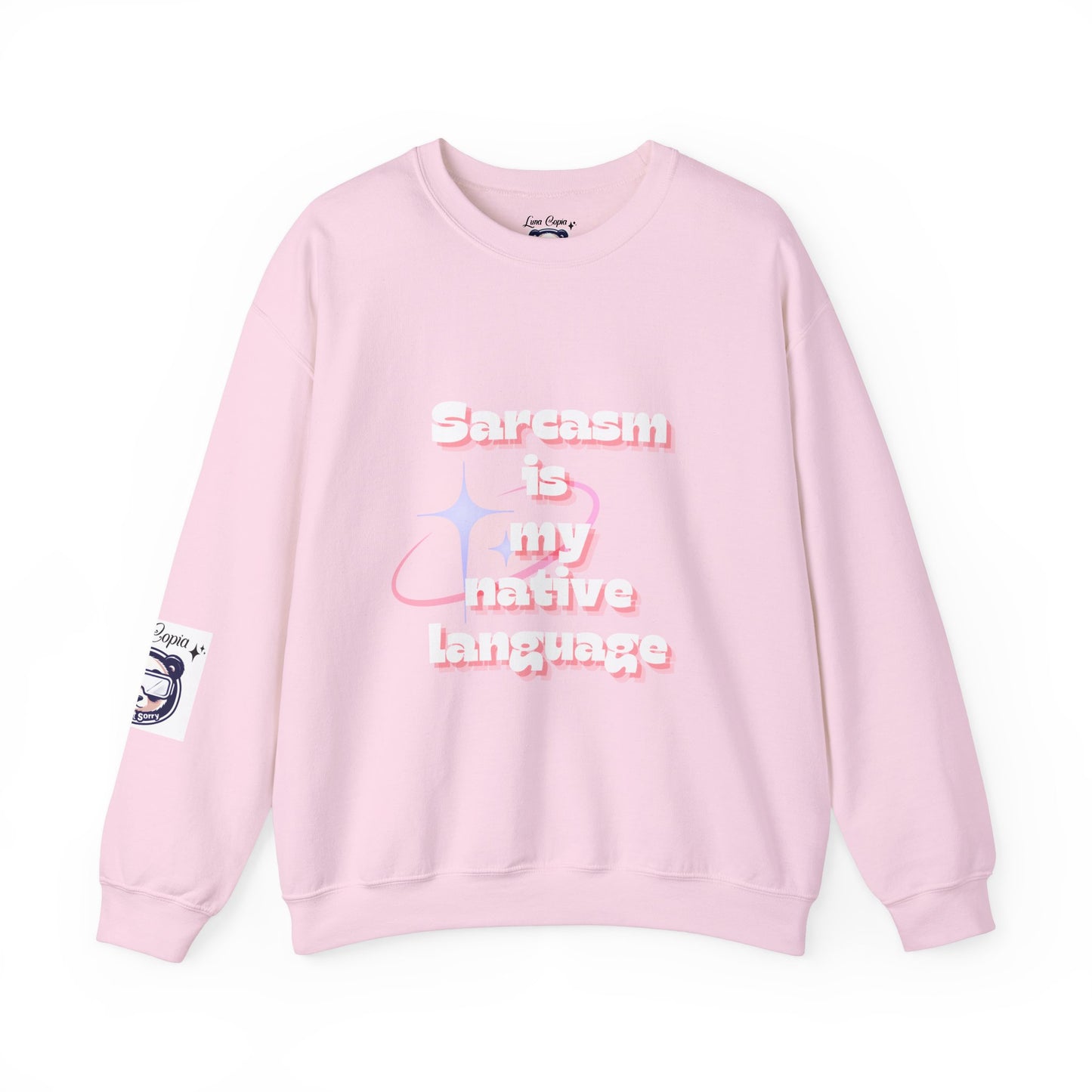 Sarcasm Is My Native Language Unisex Heavy Blend™ Crewneck Sweatshirt