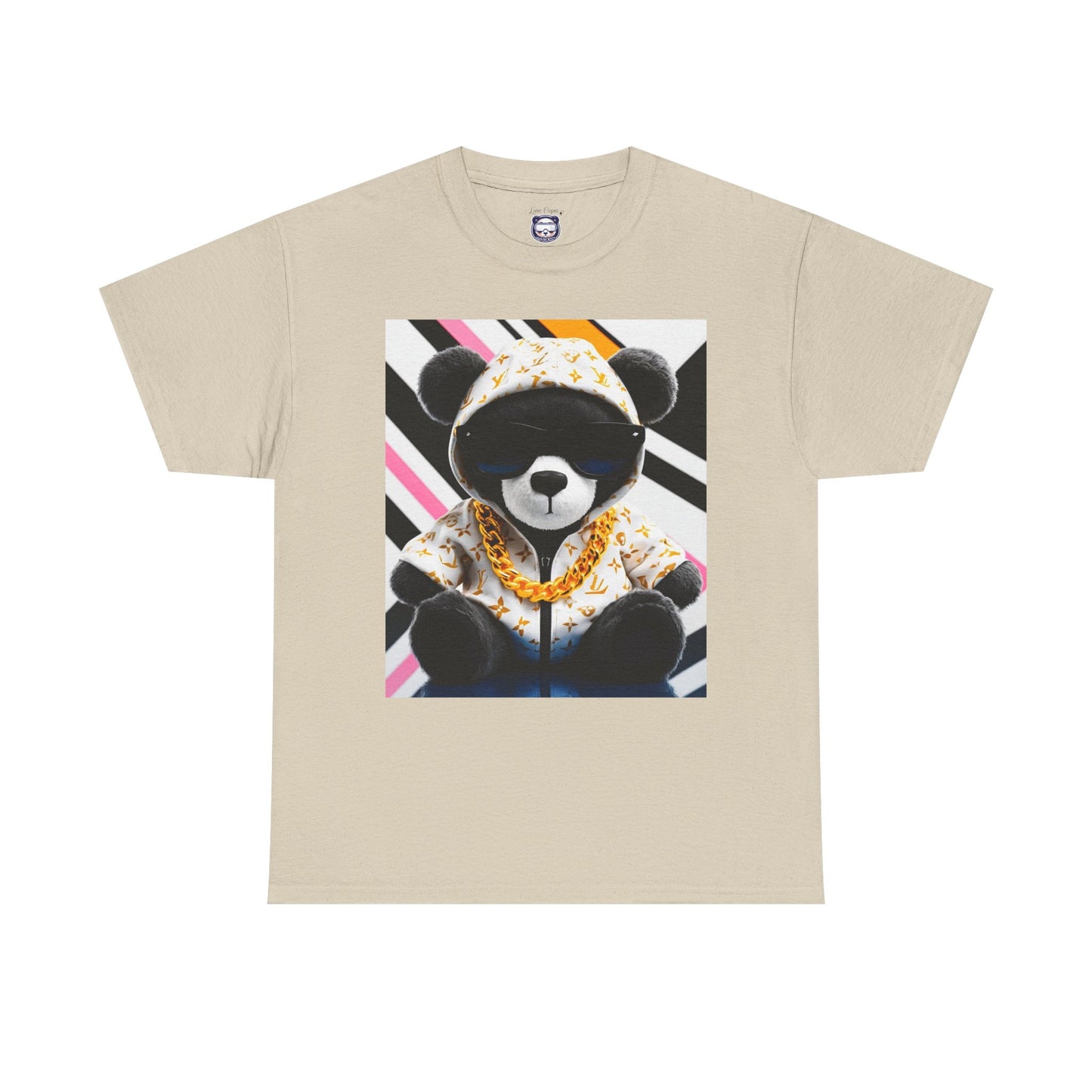 Trendy Bear Graphic Tee, Unisex Cotton T-Shirt, Streetwear Fashion, Casual Wear, Perfect Gift for Hip-Hop Lovers, Summer Vibes