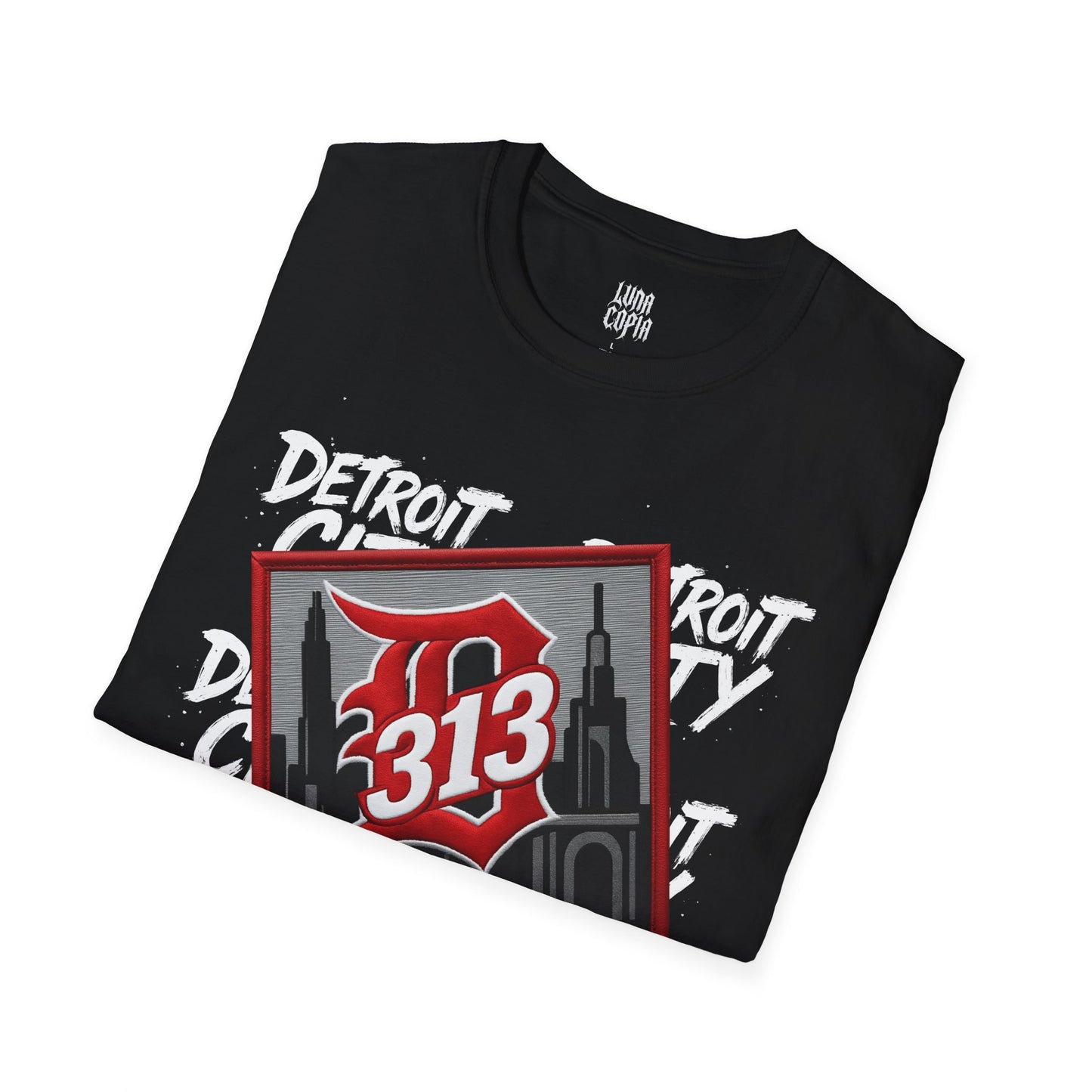 Detroit City 313 Unisex Softstyle T-Shirt