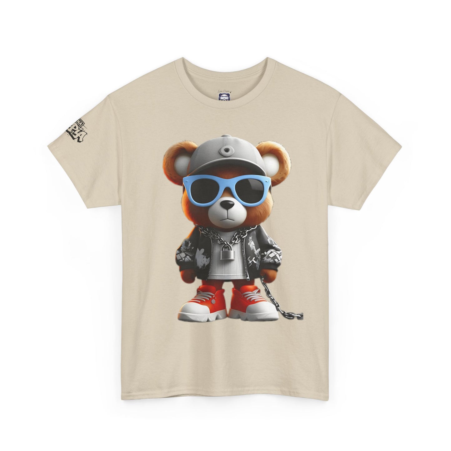 Prosper Bear Graphic Unisex Heavy Cotton Tee - Statement Streetwear