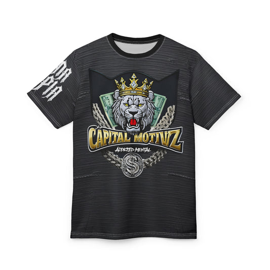 King of Capital Unisex Cut & Sew Tee - Addicted Mental Graphic Shirt