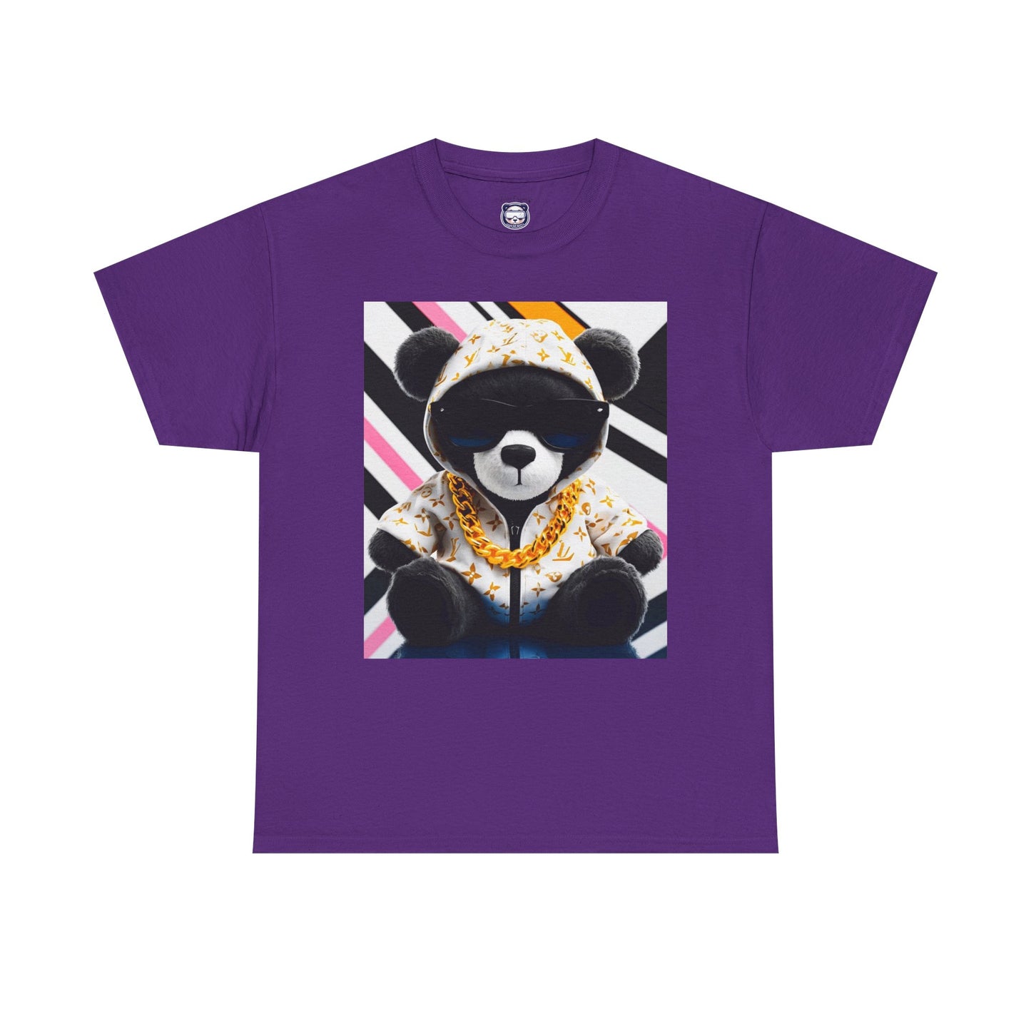 Trendy Bear Graphic Tee, Unisex Cotton T-Shirt, Streetwear Fashion, Casual Wear, Perfect Gift for Hip-Hop Lovers, Summer Vibes