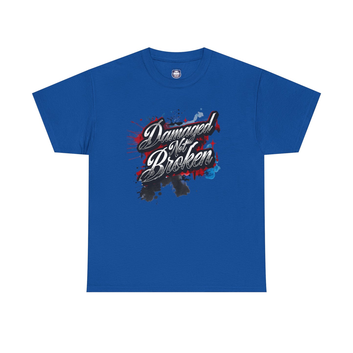 Damaged Not Broken Unisex Tee, Inspirational T-Shirt, Positive Vibes Shirt, Motivational Graphic Top, Mental Health Awareness Gift