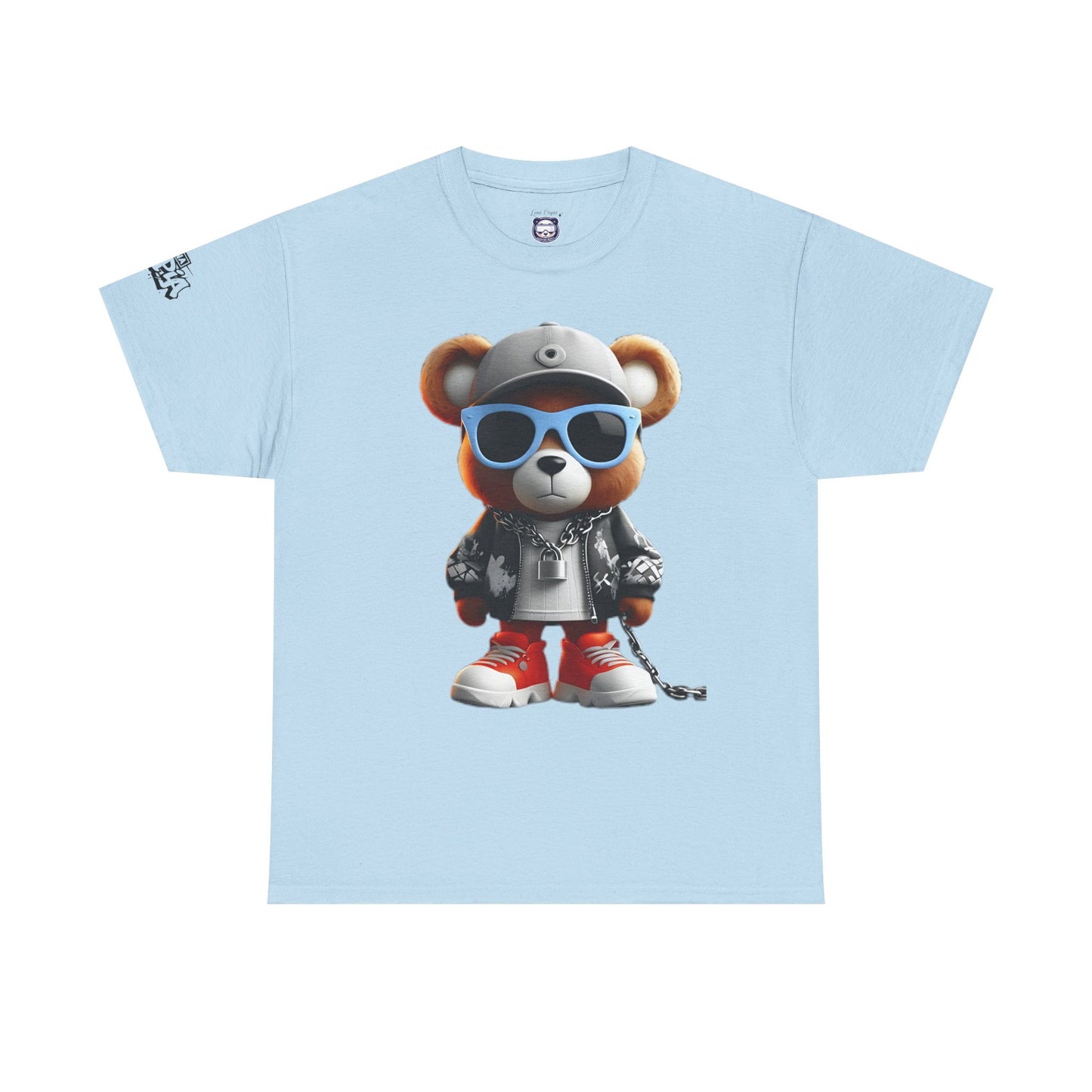 Prosper Bear Graphic Unisex Heavy Cotton Tee - Statement Streetwear