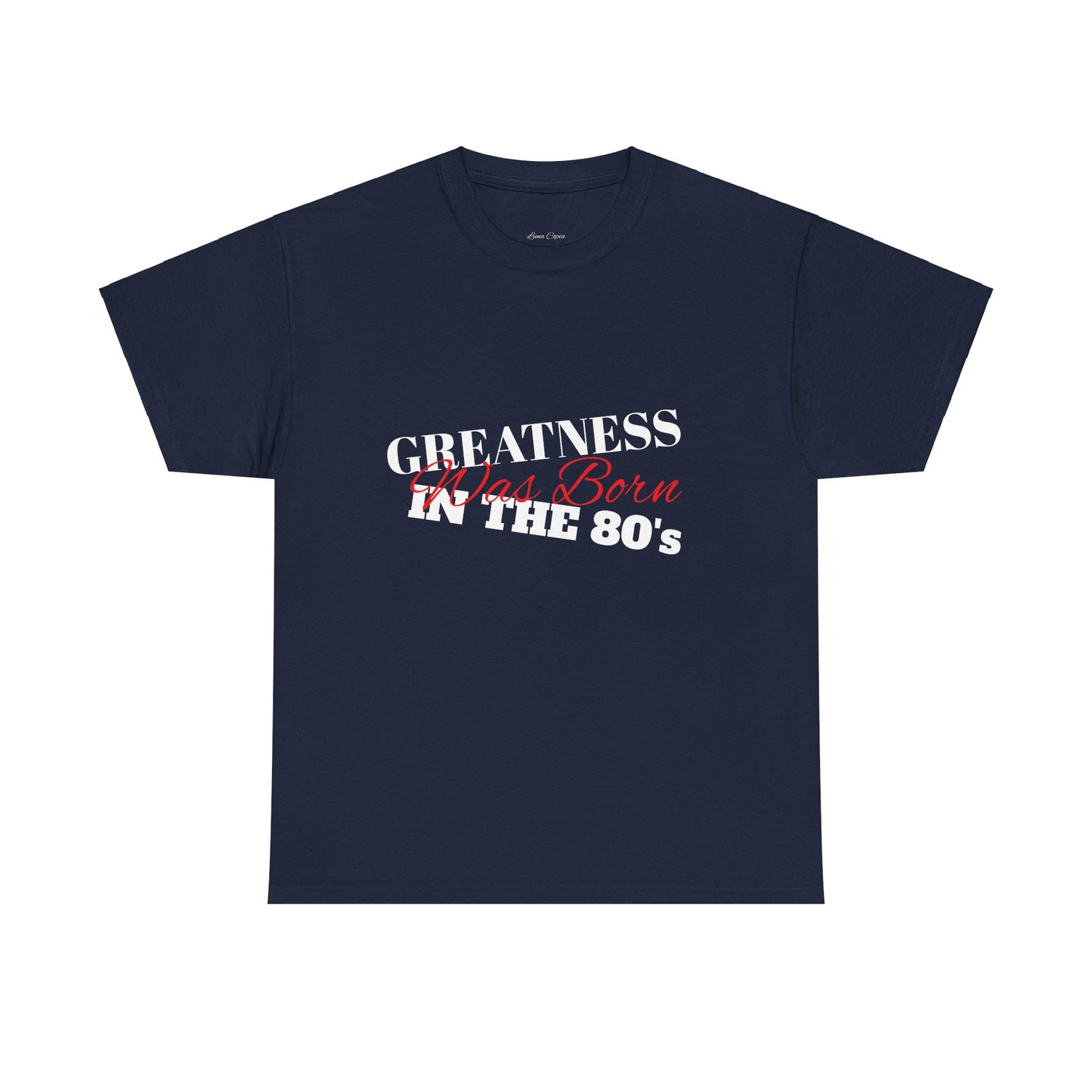 1980s Greatness Unisex Tee, Retro Graphic T-Shirt, Vintage Inspired Shirt, Birthday Gift, Classic Cotton Top