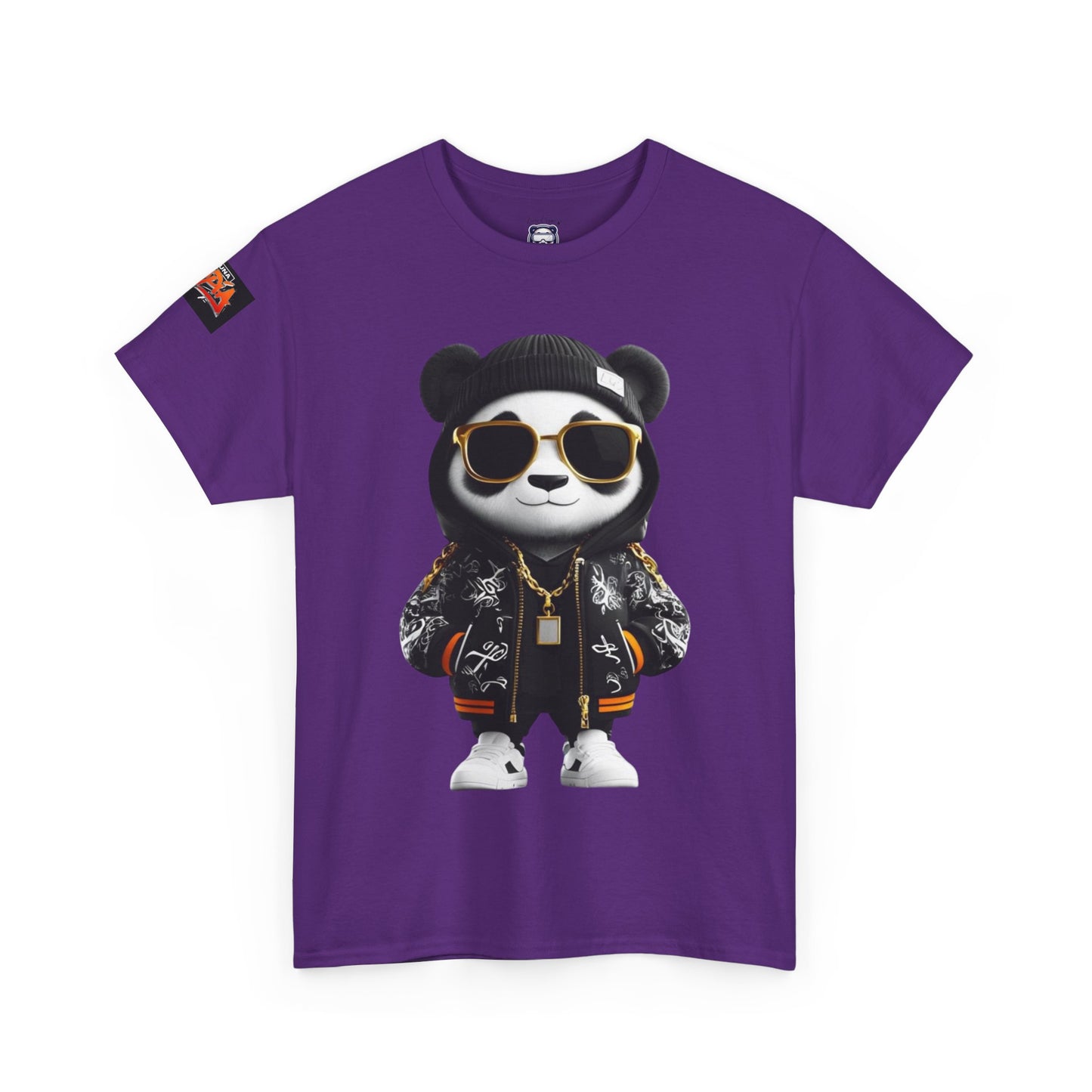 Luna Copia Panda Tee, Hustle Hard Motivation T-Shirt, Unisex Cotton Shirt, Lunar Bear Illustration, Graphic Panda Top
