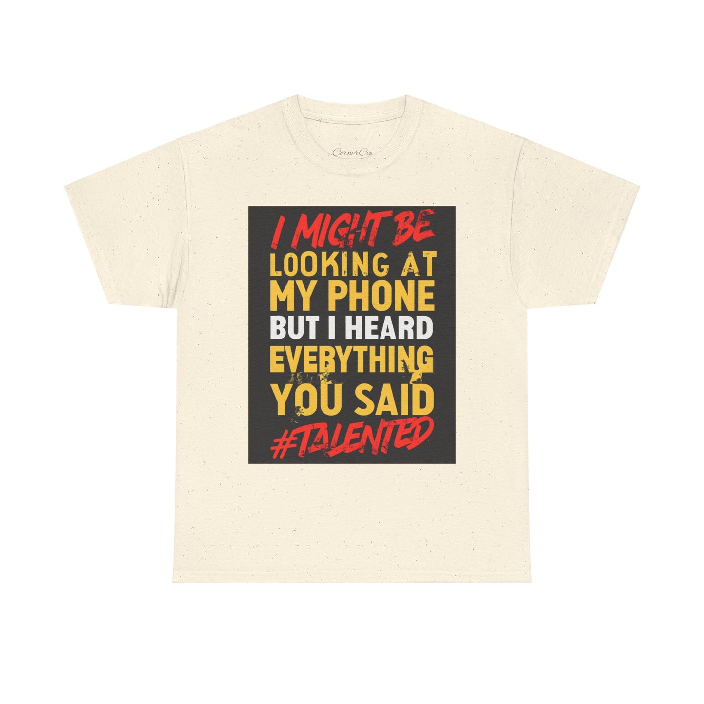 I’m listening ! Unisex Heavy Cotton Tee