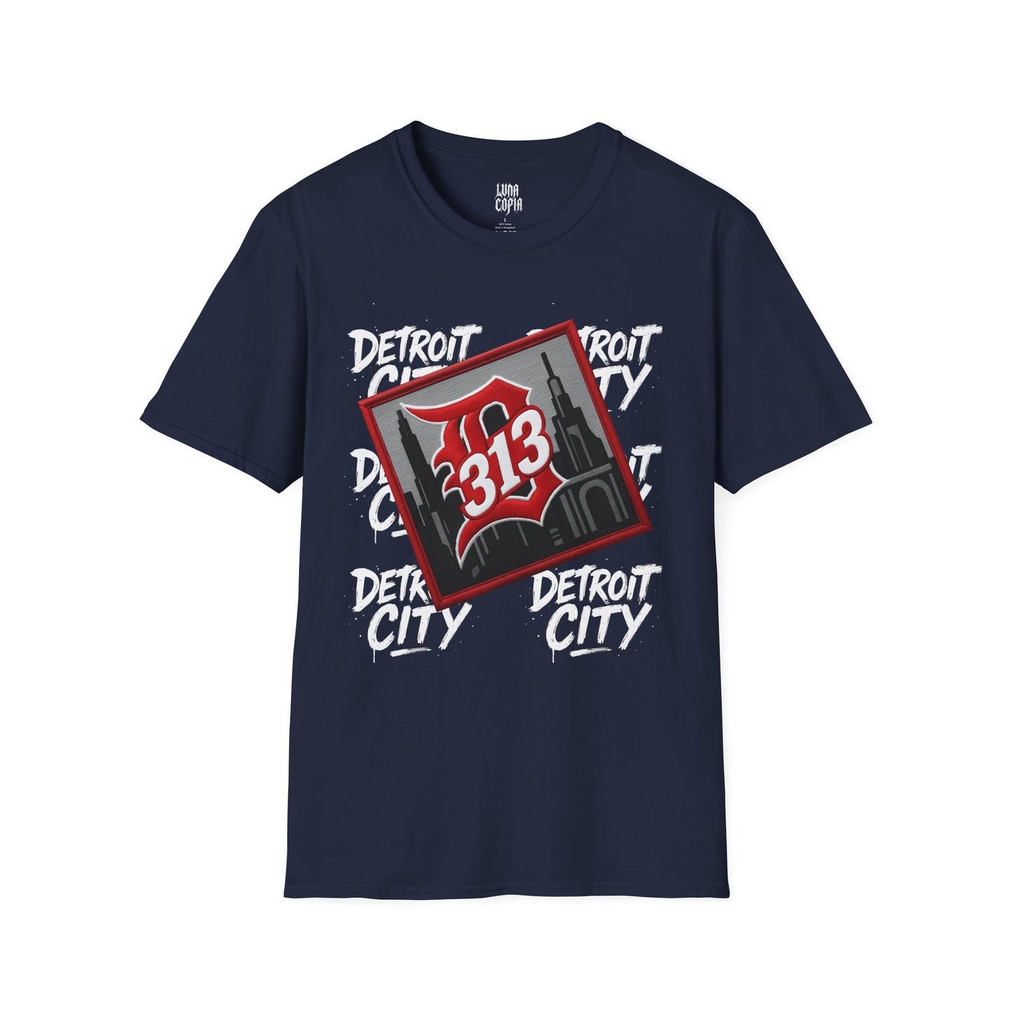 Detroit City 313 Unisex Softstyle T-Shirt