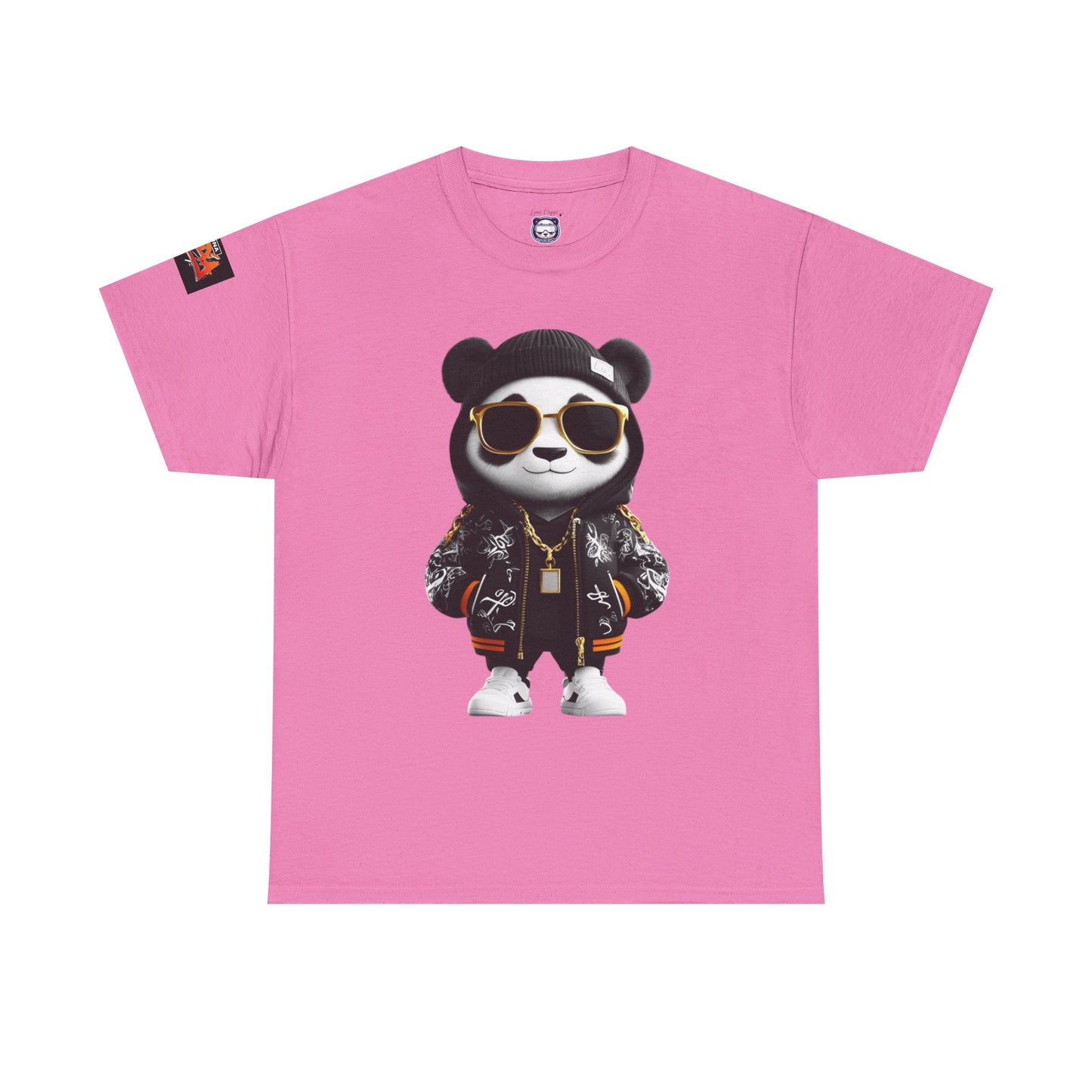Luna Copia Panda Tee, Hustle Hard Motivation T-Shirt, Unisex Cotton Shirt, Lunar Bear Illustration, Graphic Panda Top