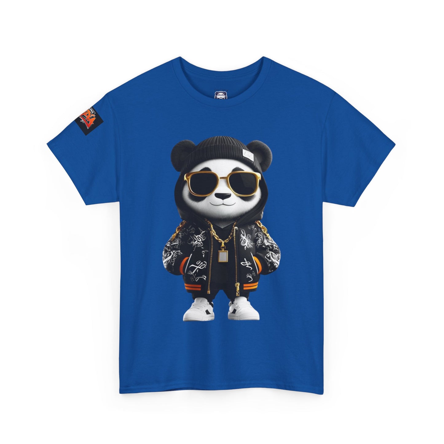 Luna Copia Panda Tee, Hustle Hard Motivation T-Shirt, Unisex Cotton Shirt, Lunar Bear Illustration, Graphic Panda Top