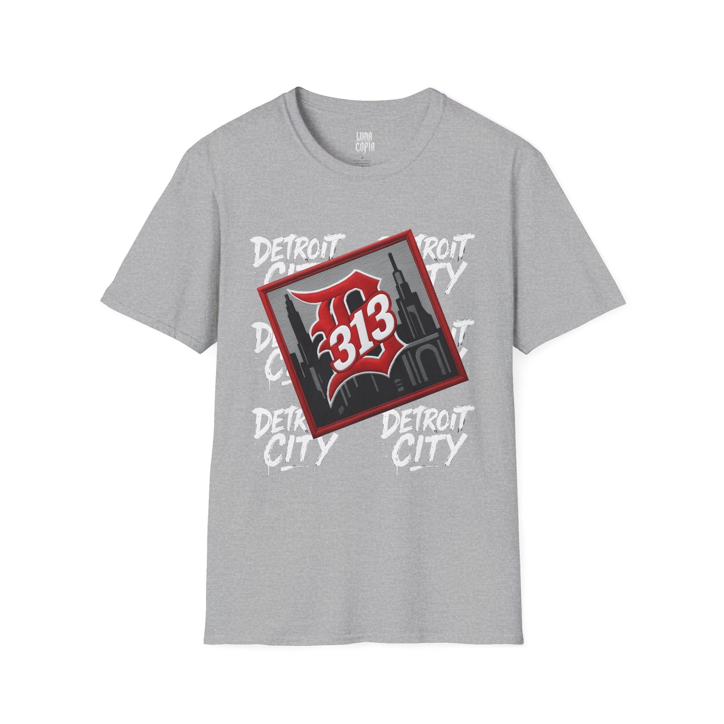 Detroit City 313 Unisex Softstyle T-Shirt