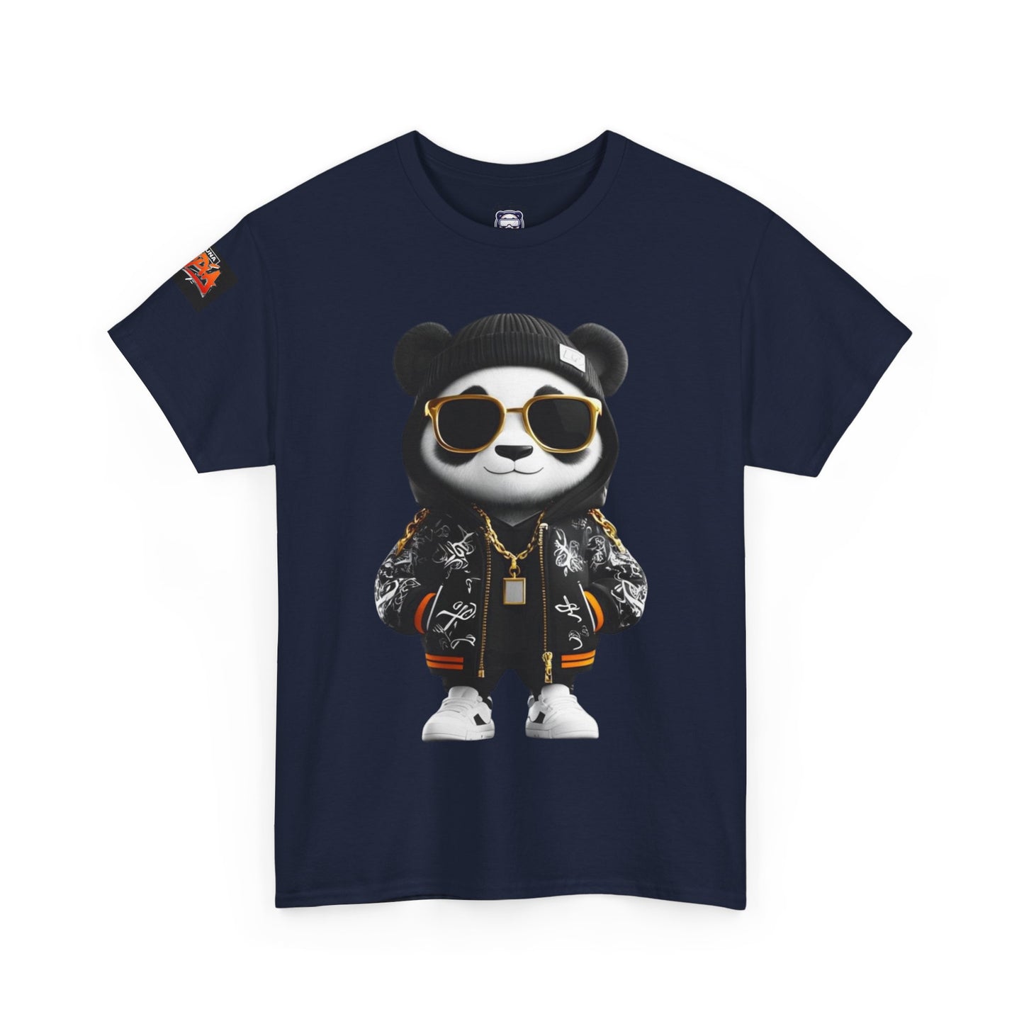 Luna Copia Panda Tee, Hustle Hard Motivation T-Shirt, Unisex Cotton Shirt, Lunar Bear Illustration, Graphic Panda Top