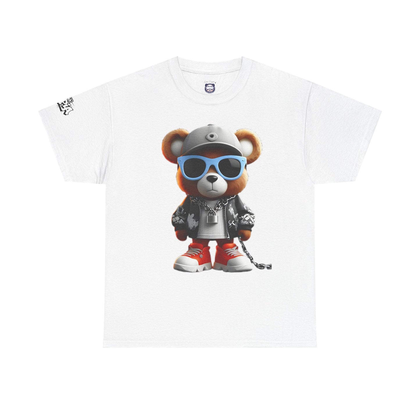 Prosper Bear Graphic Unisex Heavy Cotton Tee - Statement Streetwear